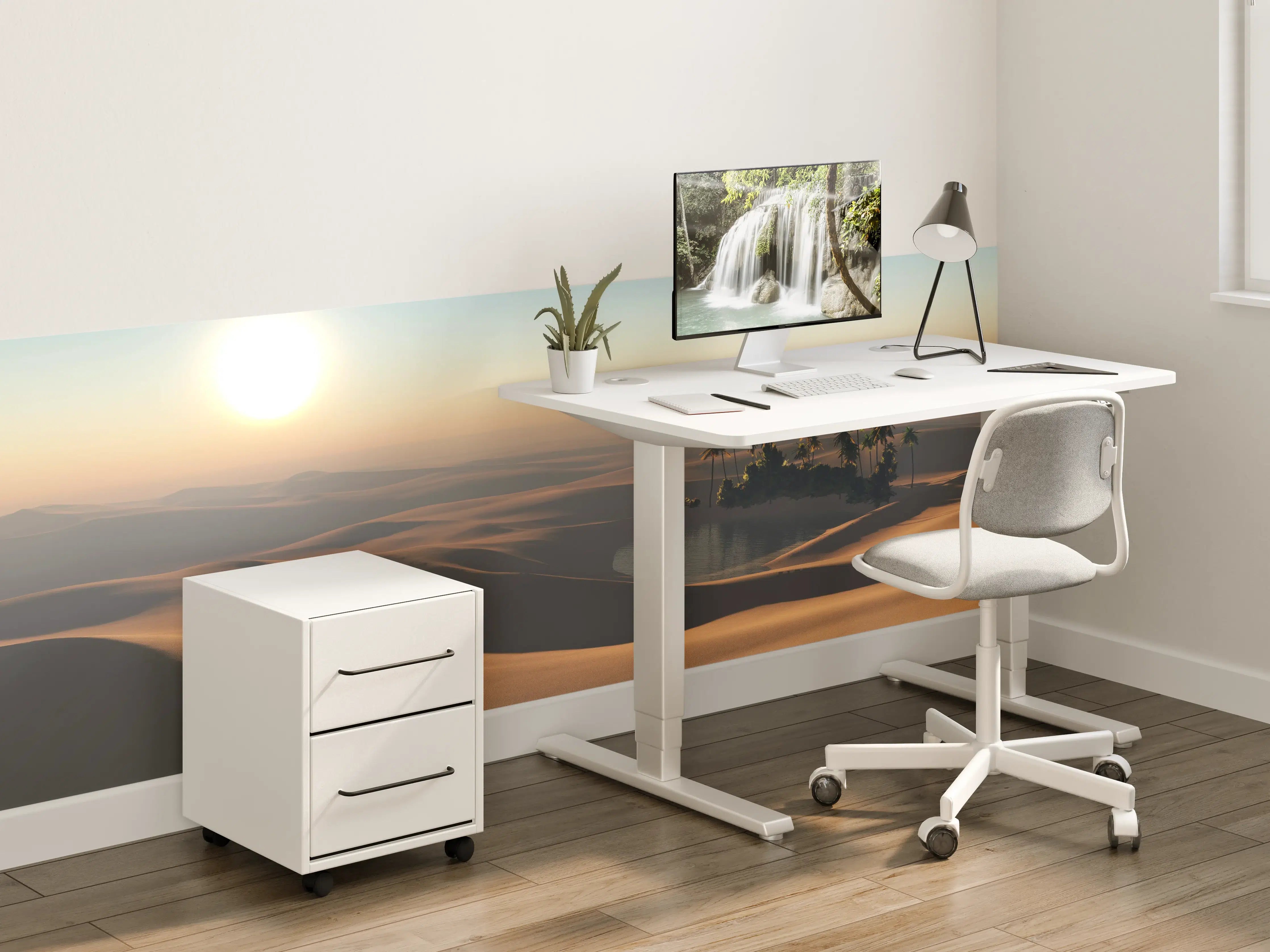 Kinderzimmer Wandgestaltung - Kleine Oase in der heißen Wüste