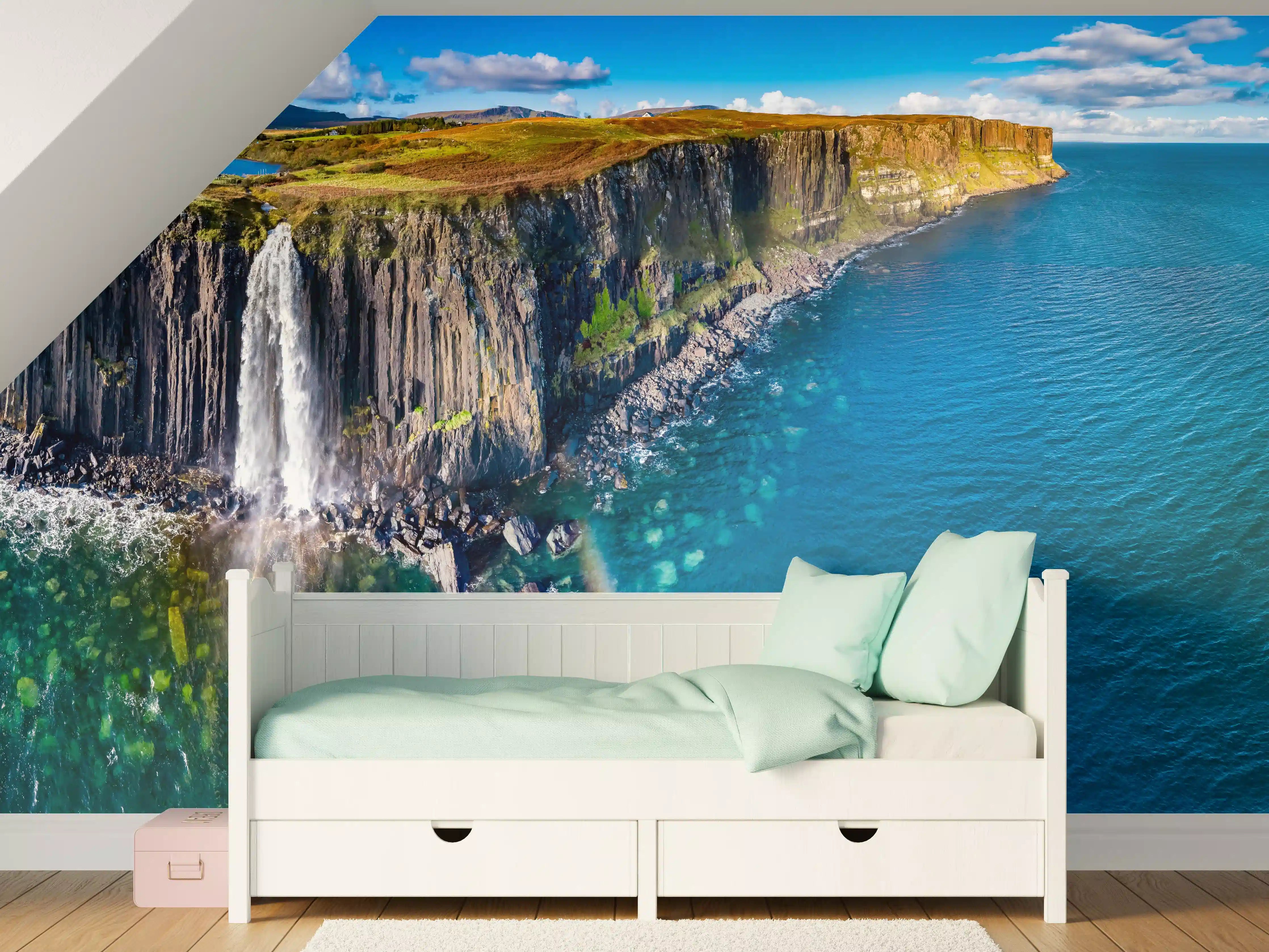 Kinderzimmer Wandgestaltung - Klippen von Staffin - Schottland