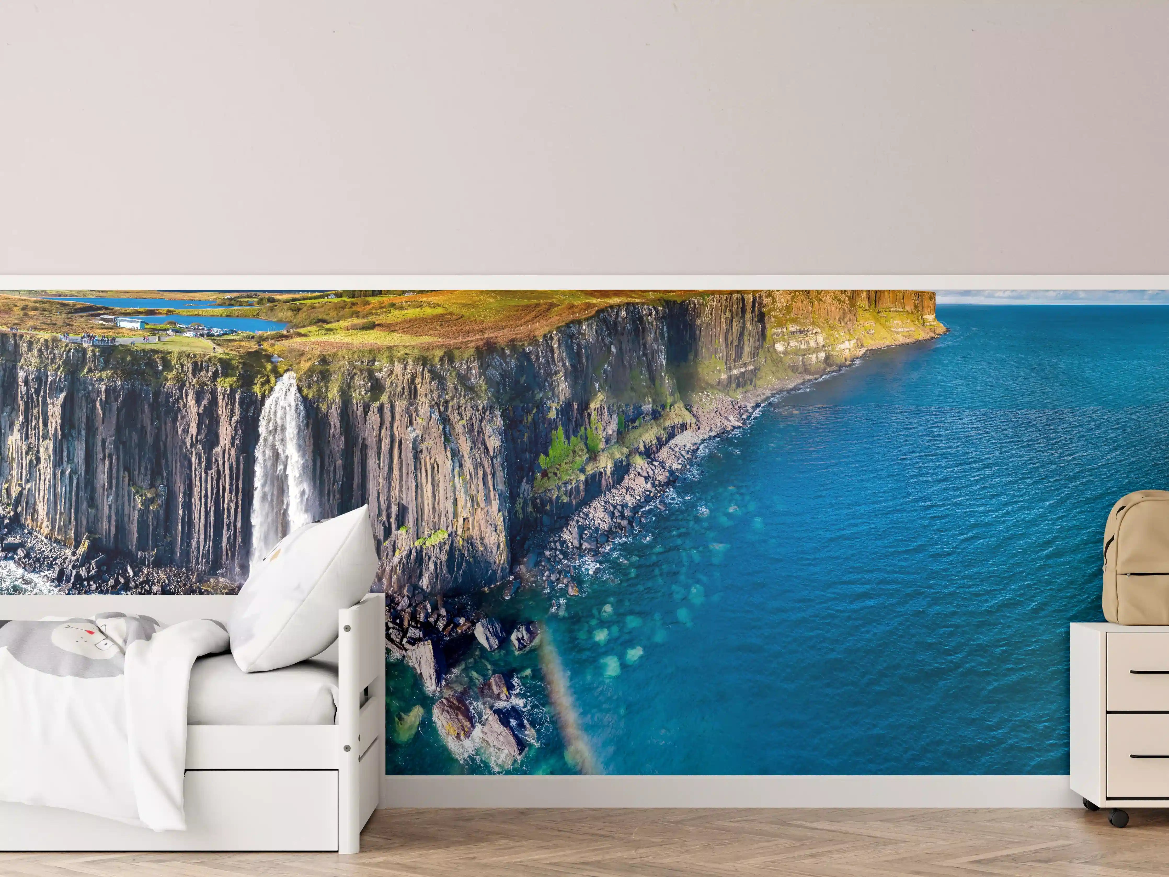 Kinderzimmer Wandgestaltung - Klippen von Staffin - Schottland