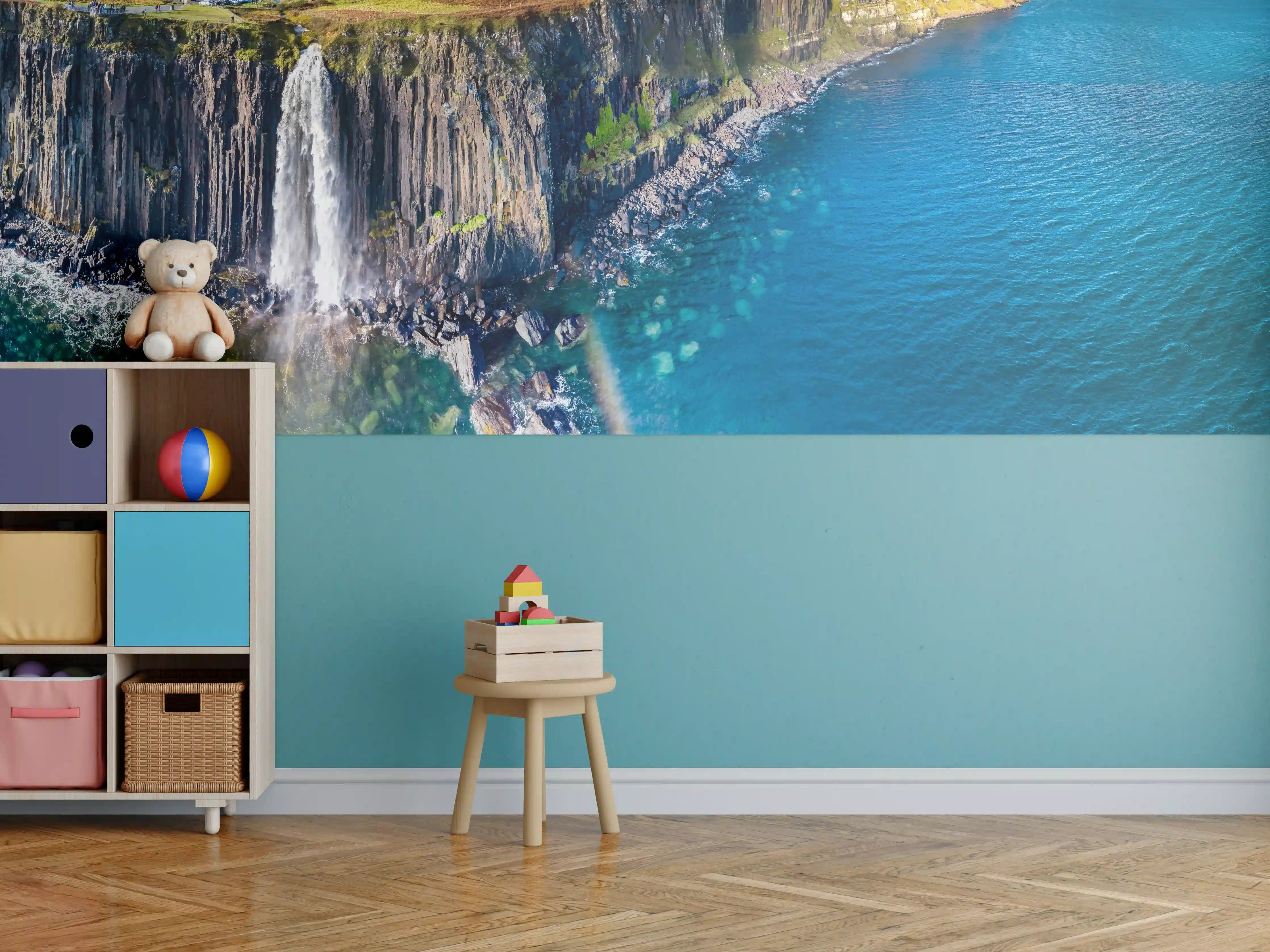 Kinderzimmer Wandgestaltung - Klippen von Staffin - Schottland