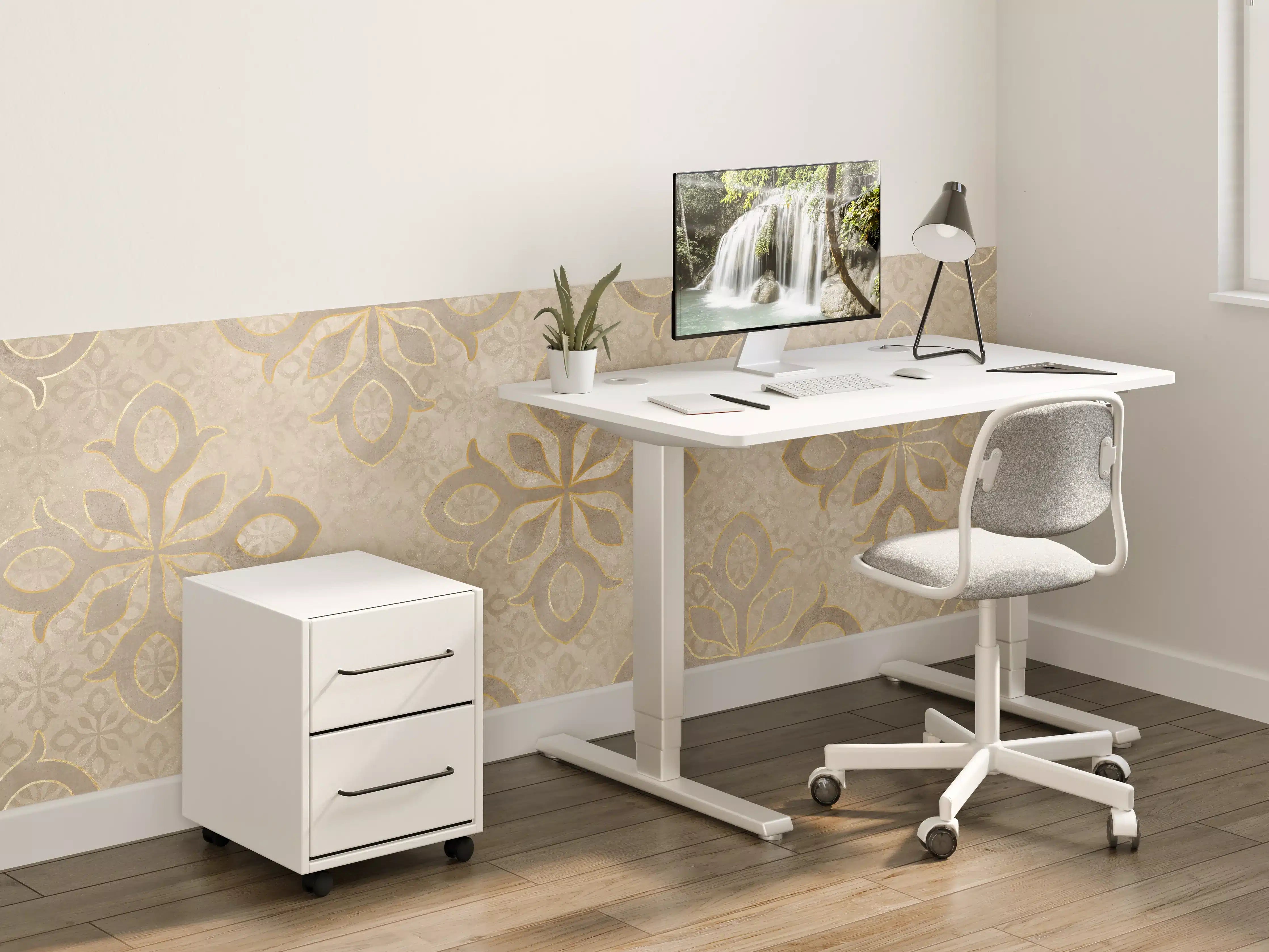 Kinderzimmer Wandgestaltung - Königliches Ornament Muster 