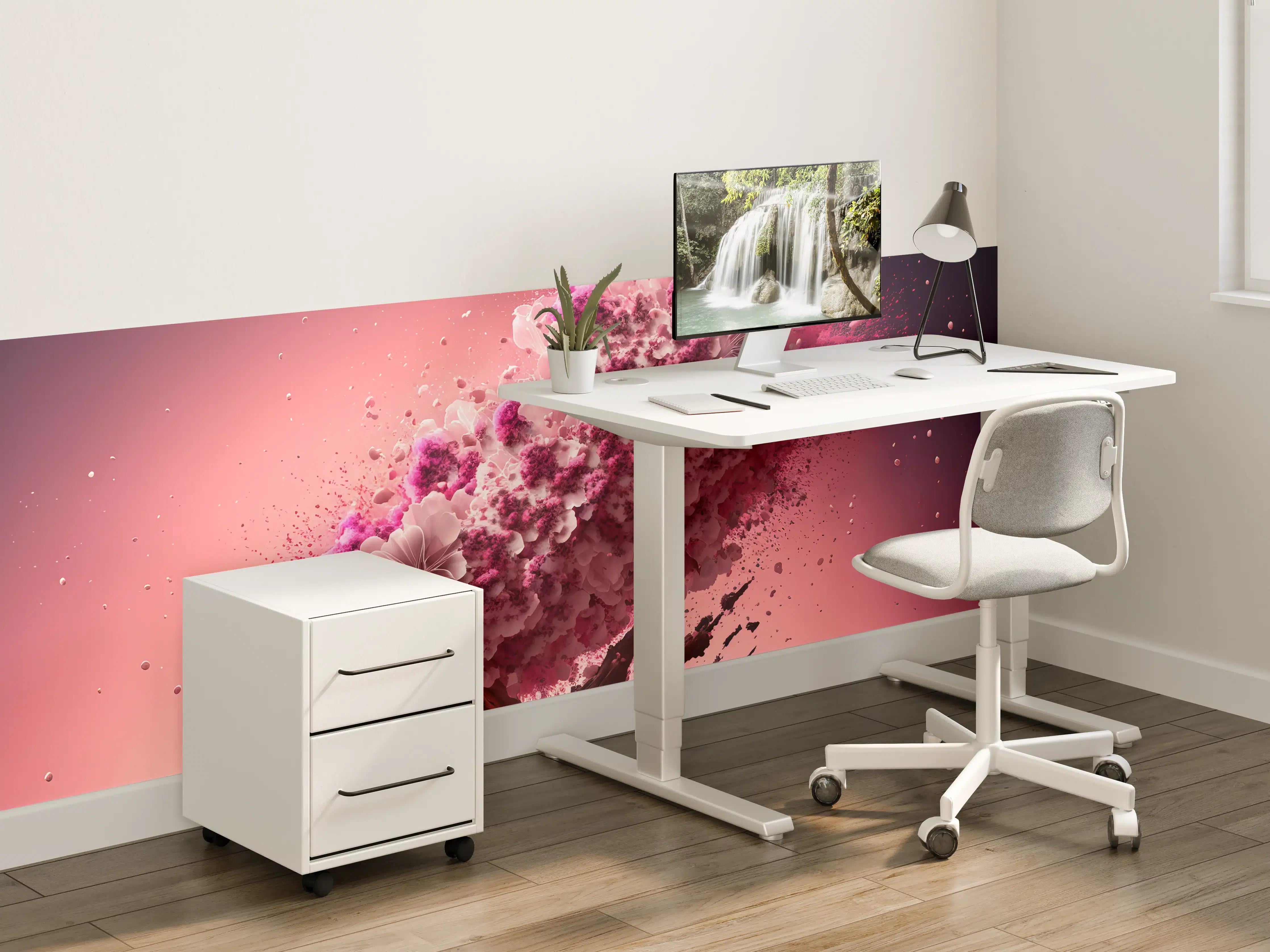 Kinderzimmer Wandgestaltung - Kreative Kirschblütenblütenexplosion 3