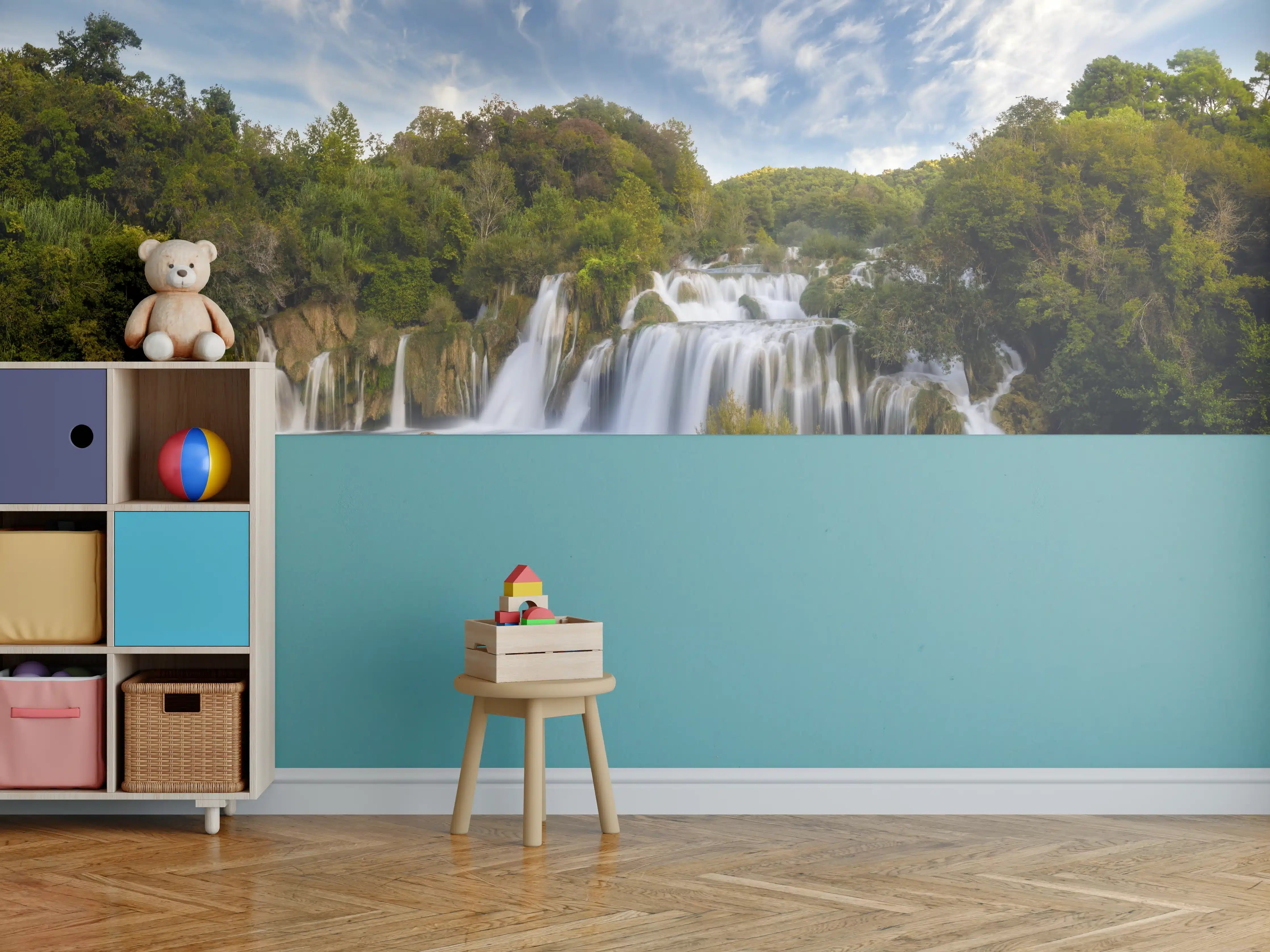 Kinderzimmer Wandgestaltung - Krka-Nationalpark-Panorama