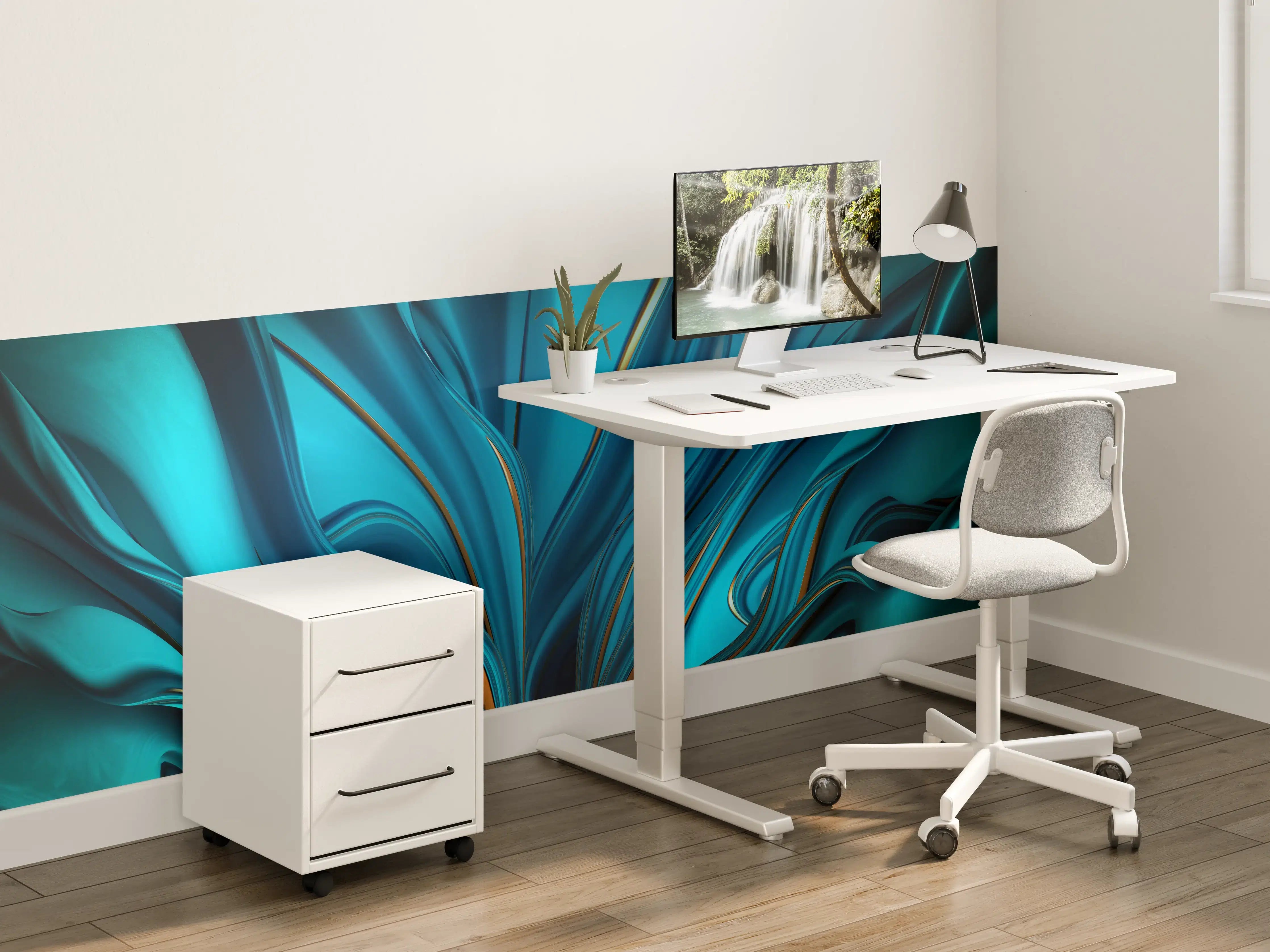 Kinderzimmer Wandgestaltung - Künstlerischer Hintergrund - Abstrakt