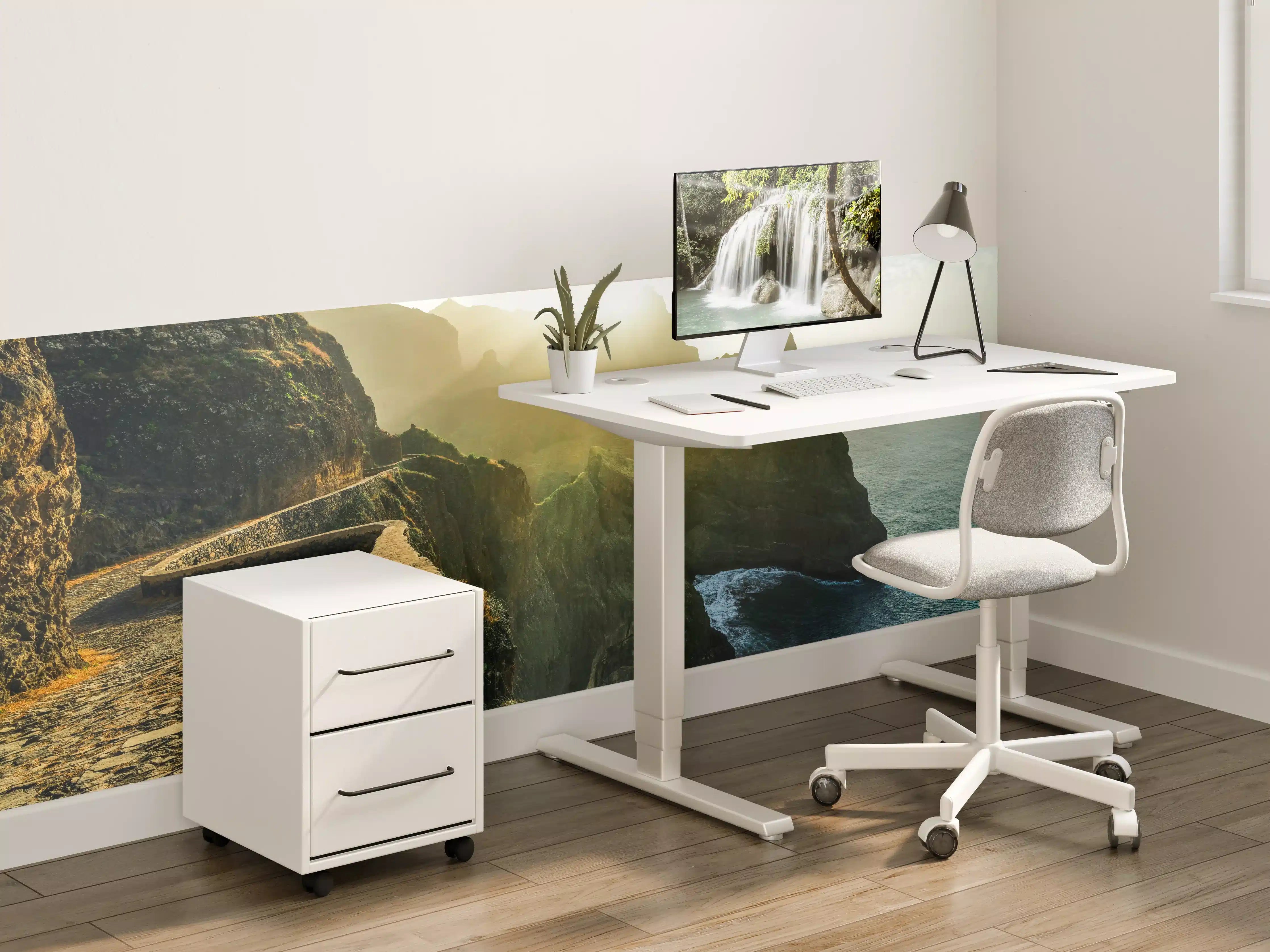 Kinderzimmer Wandgestaltung - Küstenweg bei Sonnenaufgang