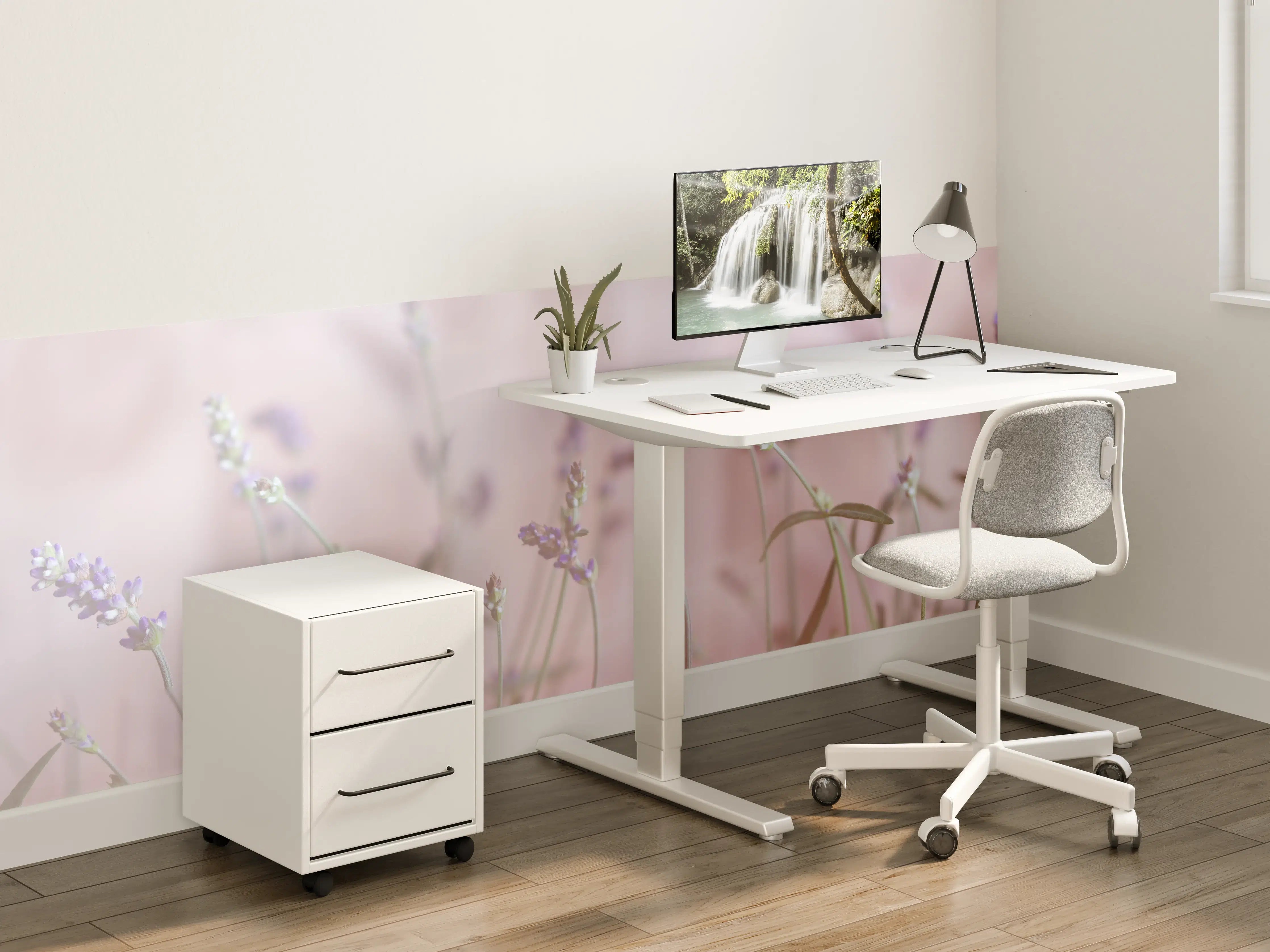 Kinderzimmer Wandgestaltung - Lavendel