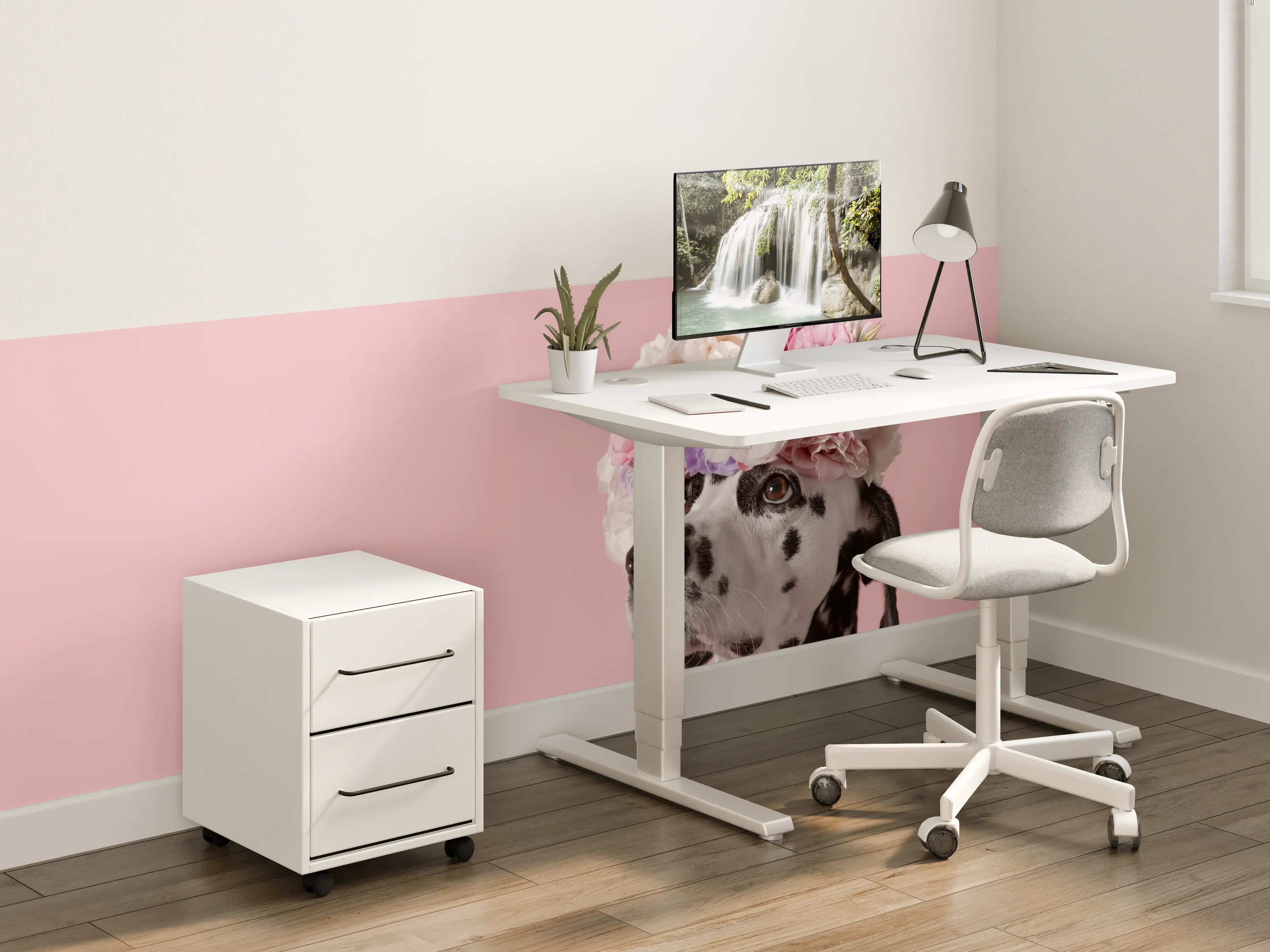 Kinderzimmer Wandgestaltung - Liebenswerter Dalmatiner Hund