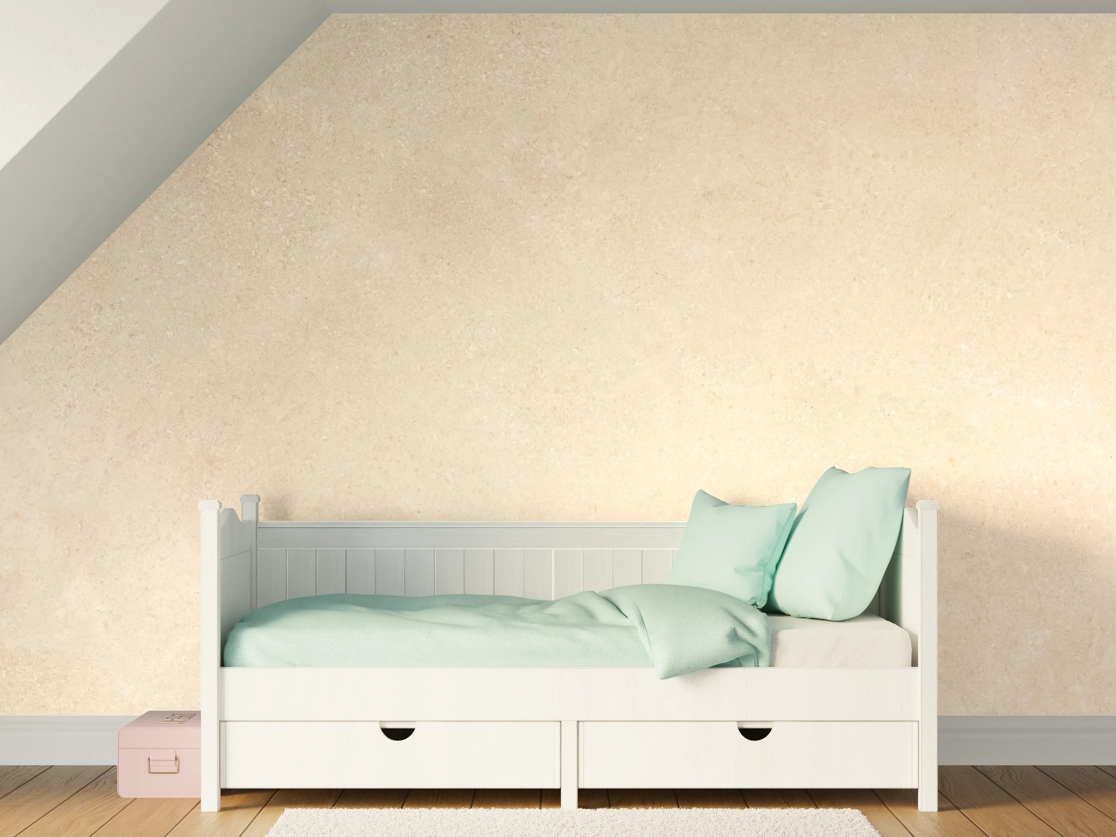 Kinderzimmer Wandgestaltung - Limestone Marble Cream Texture