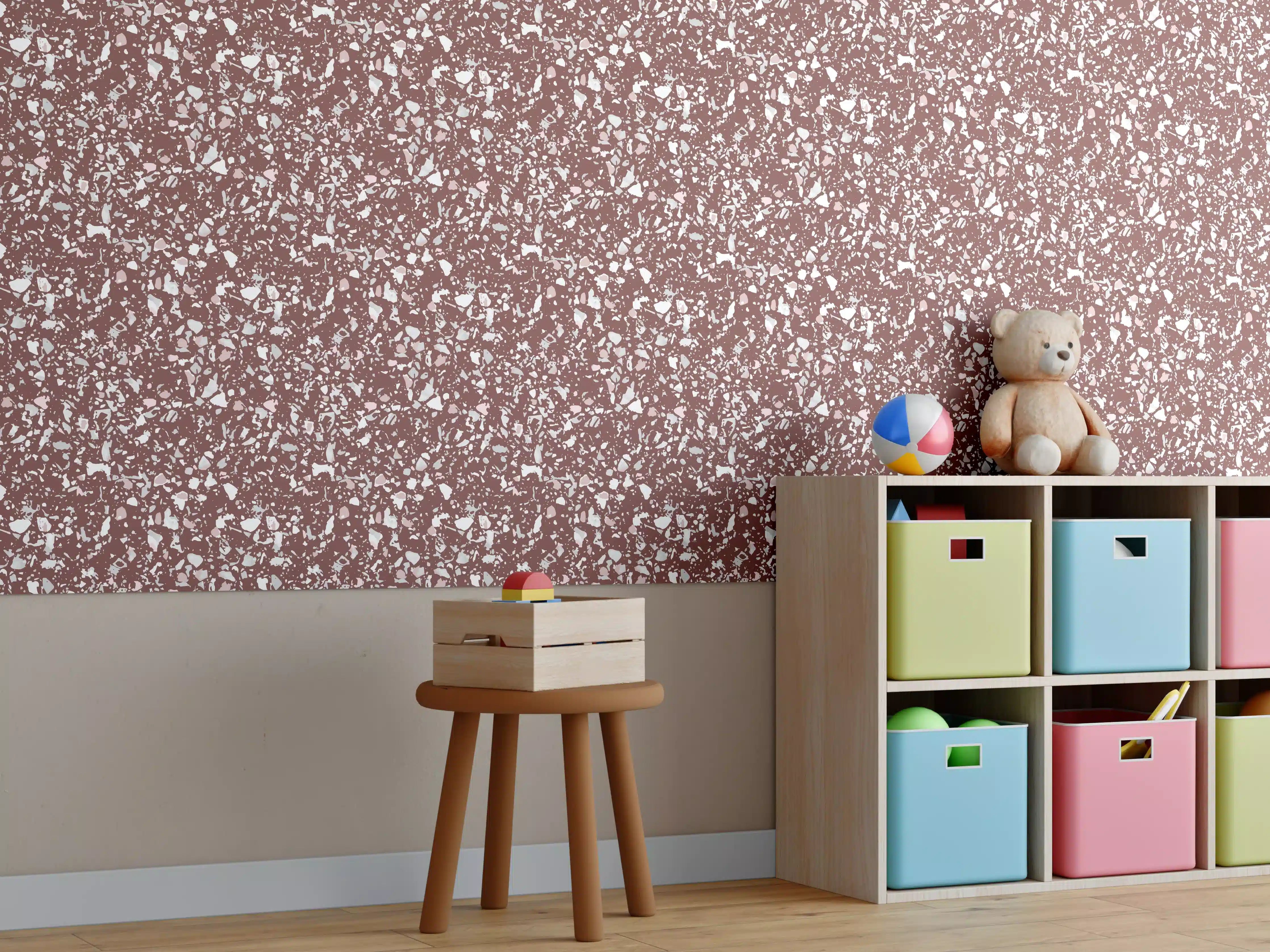 Kinderzimmer Wandgestaltung - Luxus-Grau- und Beigetöne-Terrassen