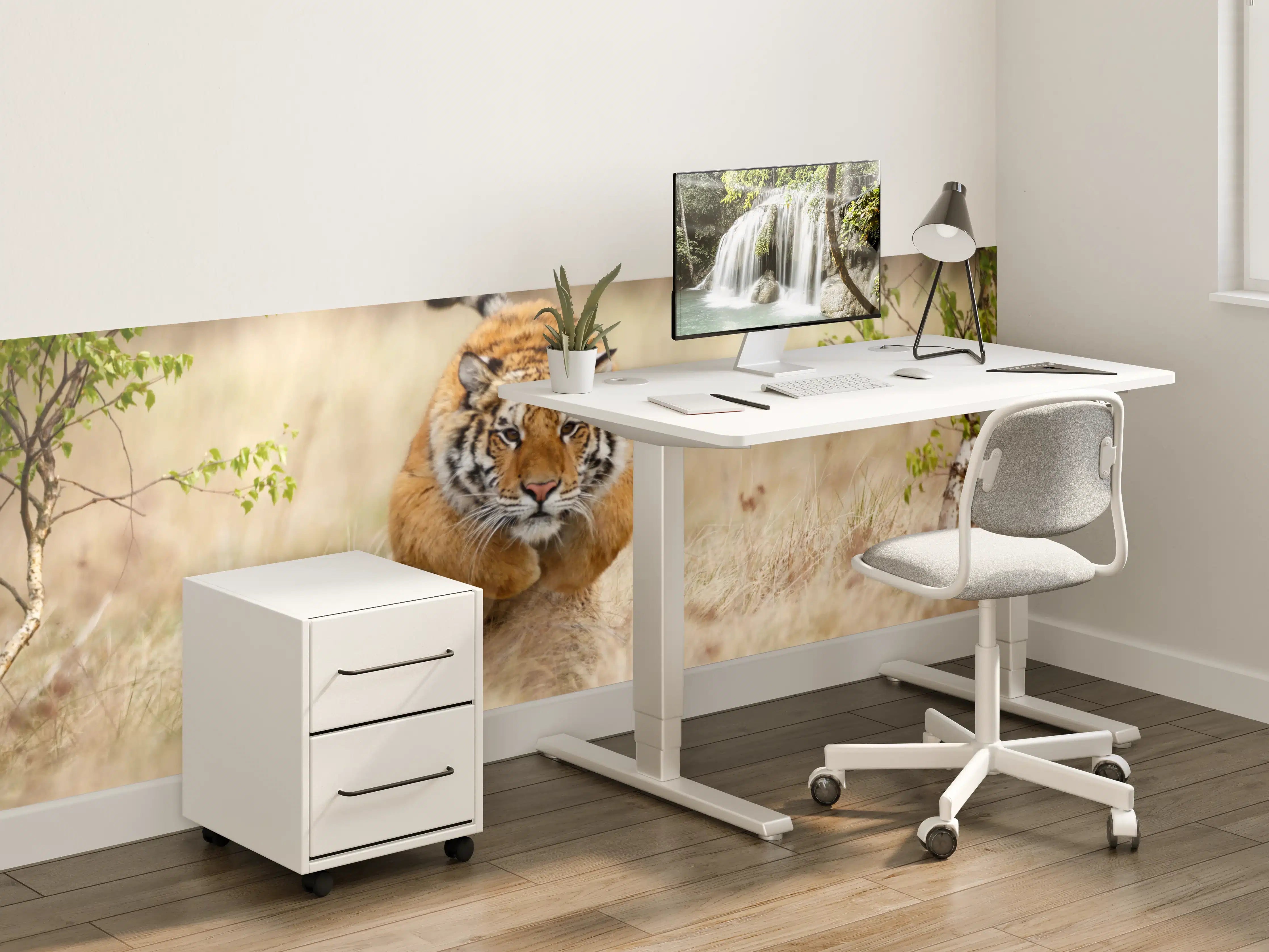 Kinderzimmer Wandgestaltung - Mächtiger Sibirischer Tiger