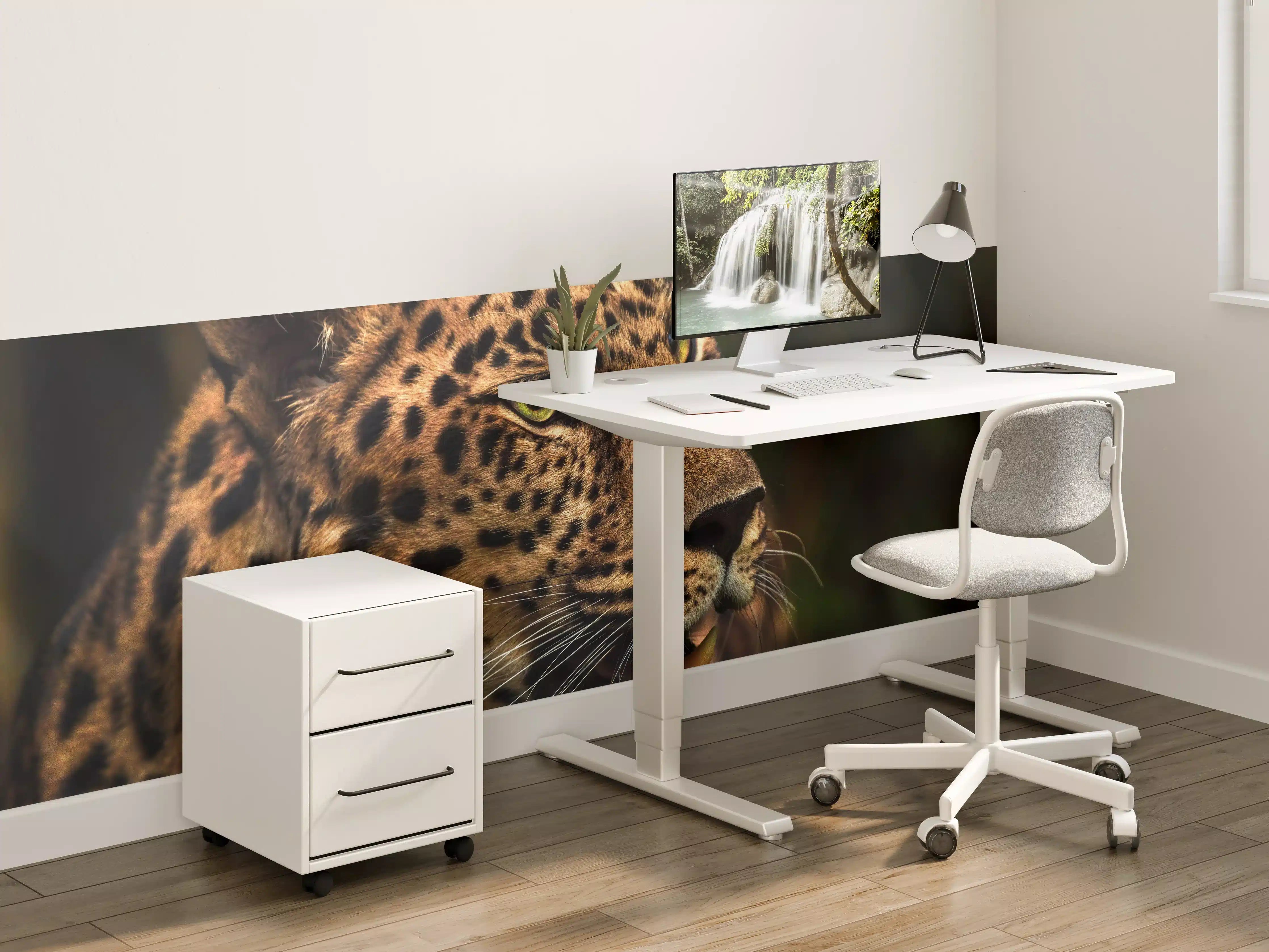 Kinderzimmer Wandgestaltung - Majestätischer Amur-Leopard