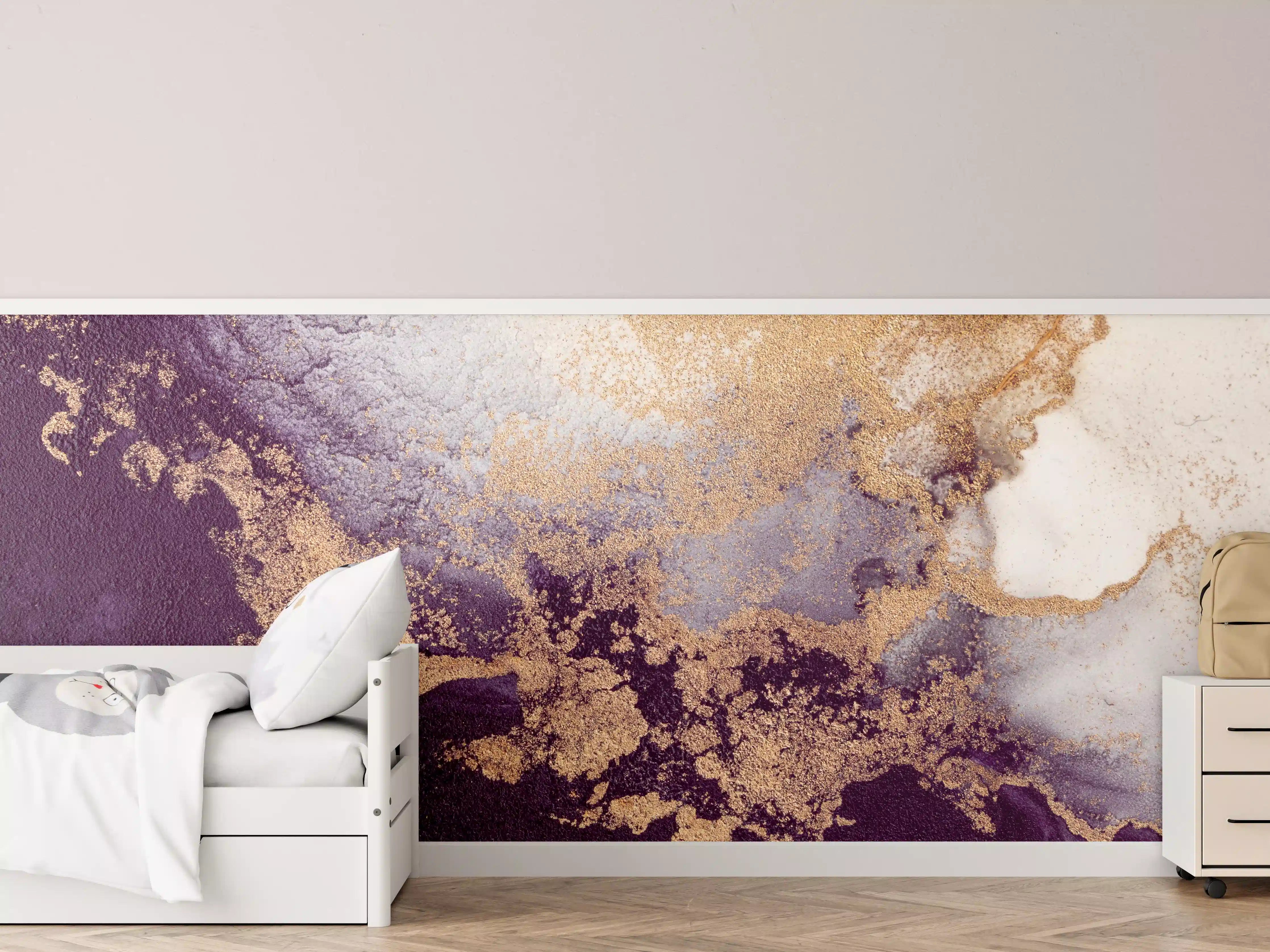 Kinderzimmer Wandgestaltung - Marmor Wand Design - Flüssigkunst