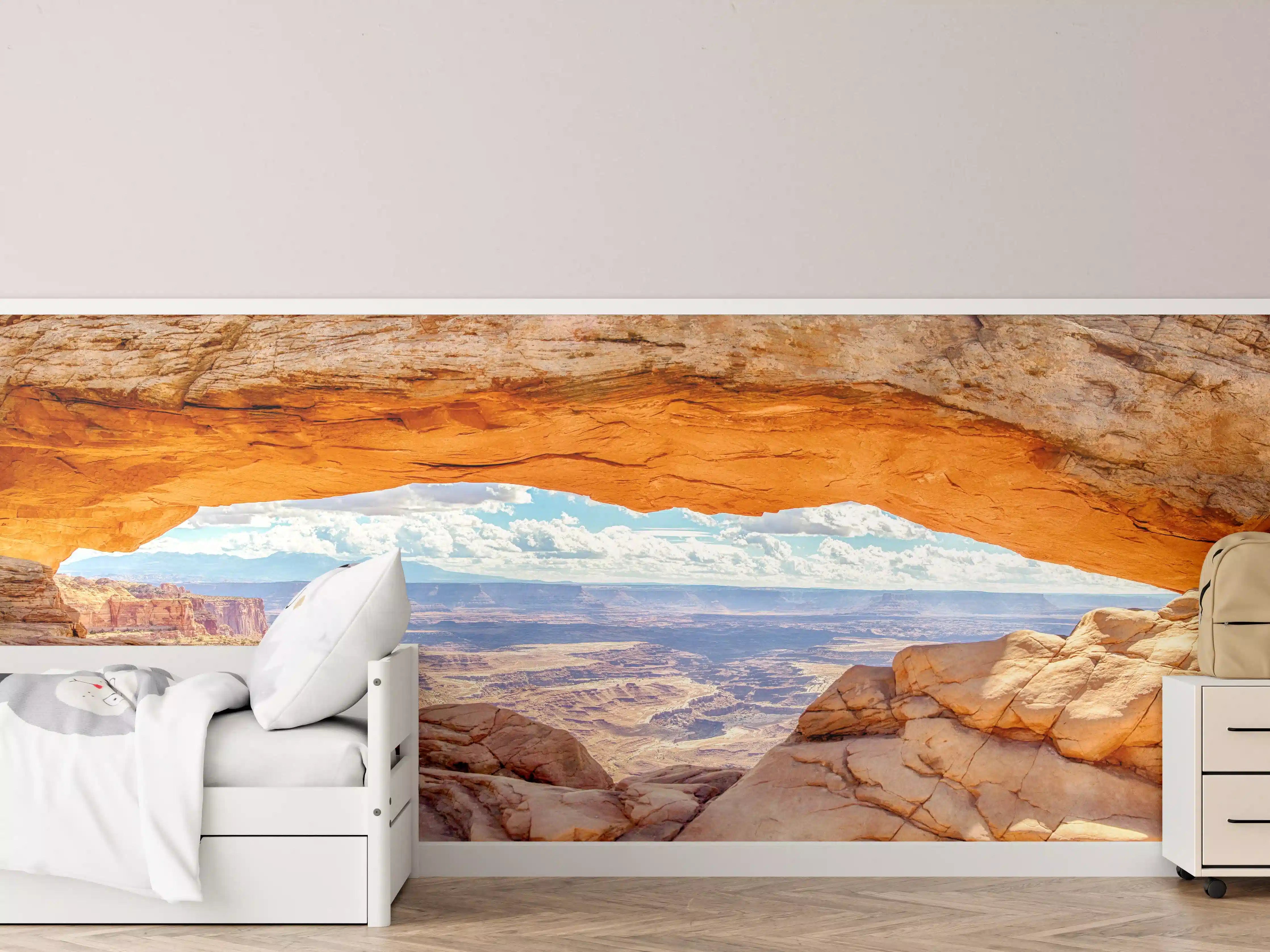 Kinderzimmer Wandgestaltung - Mesa Arch-Panorama bei Sonnenaufgang