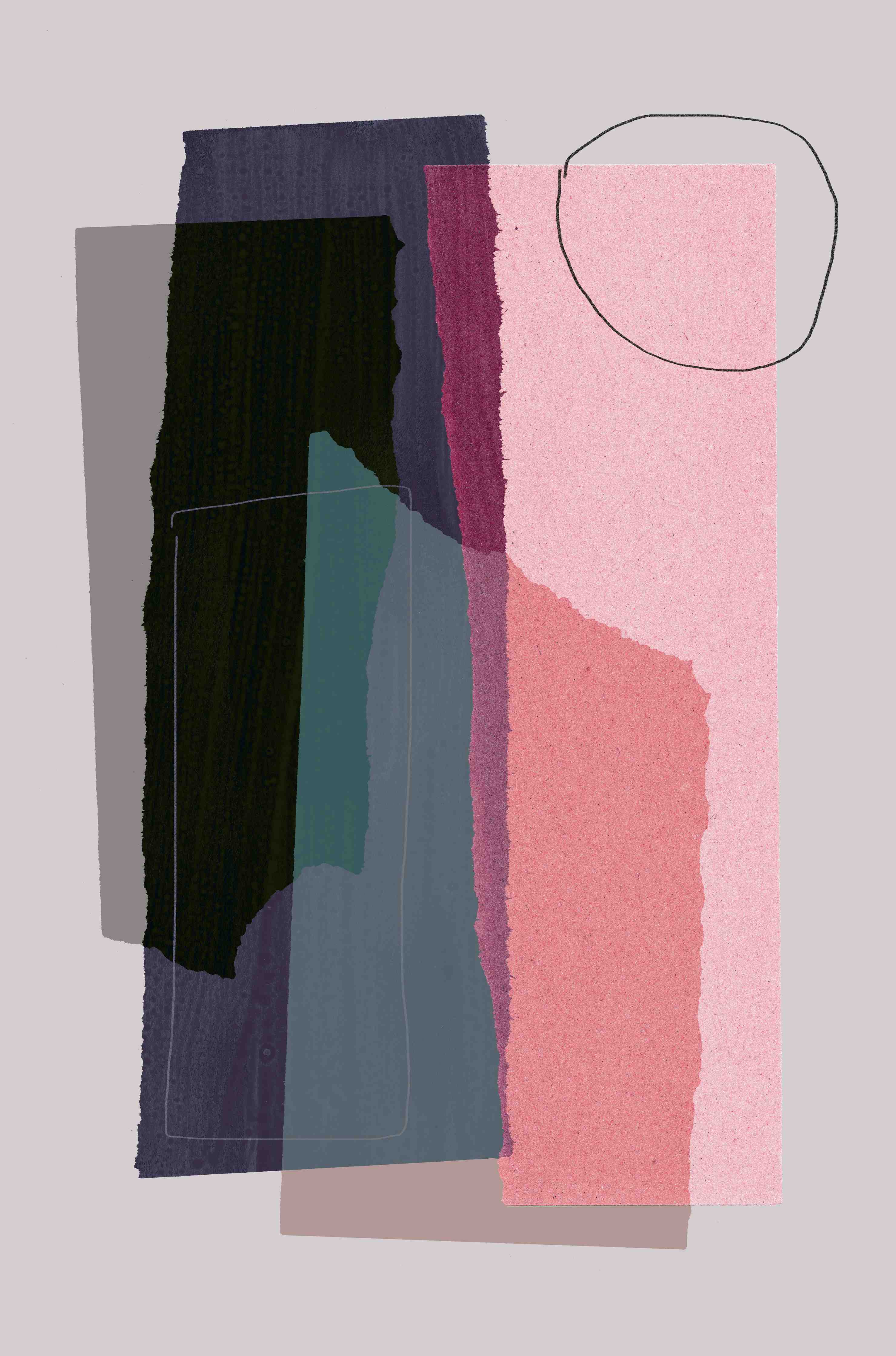 Kinderzimmer Wandgestaltung-Minimalistische Weiß-Ton-Kollage
