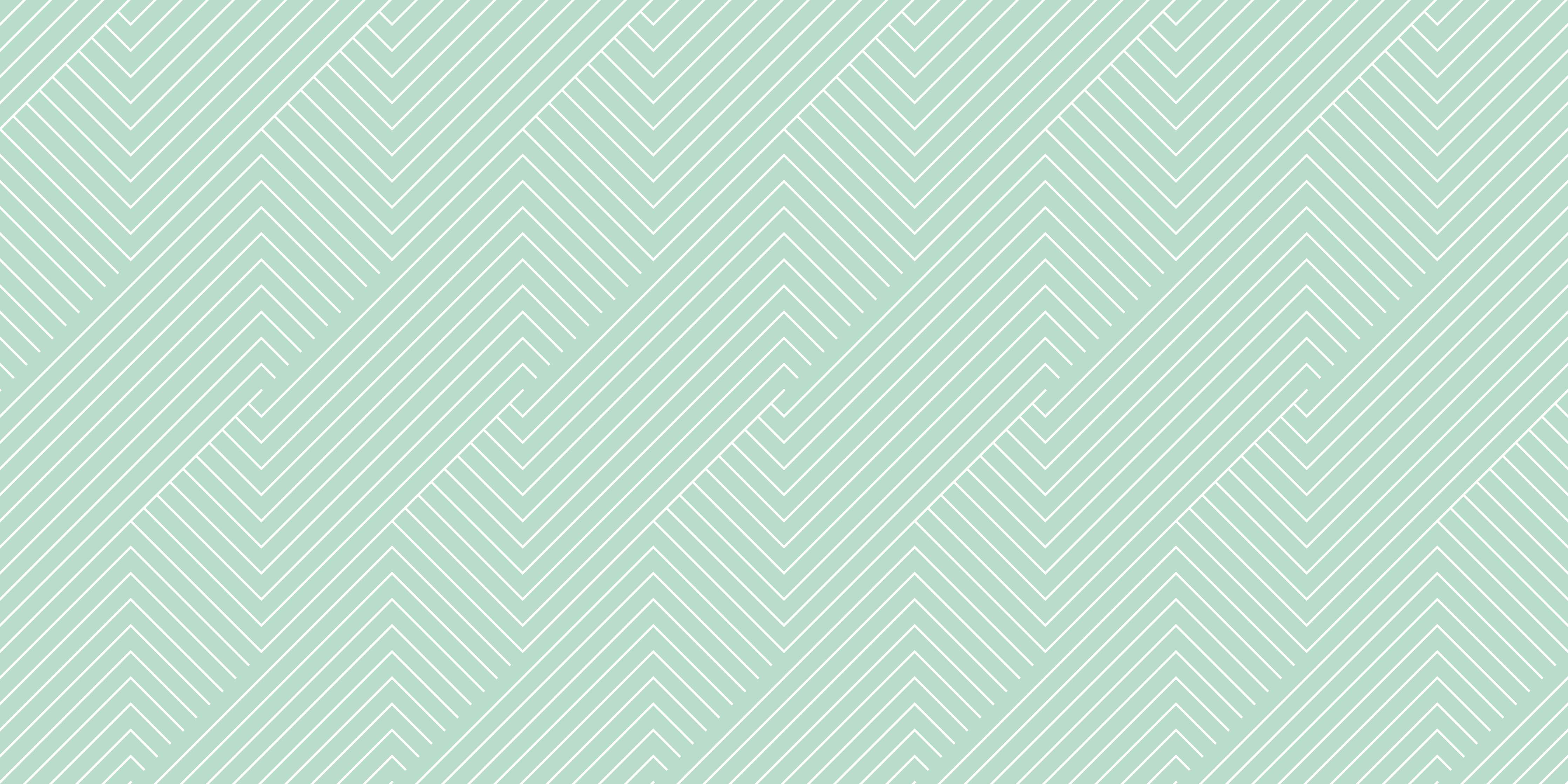 Kinderzimmer Wandgestaltung-Mint-Grün Geometrisch-Muster