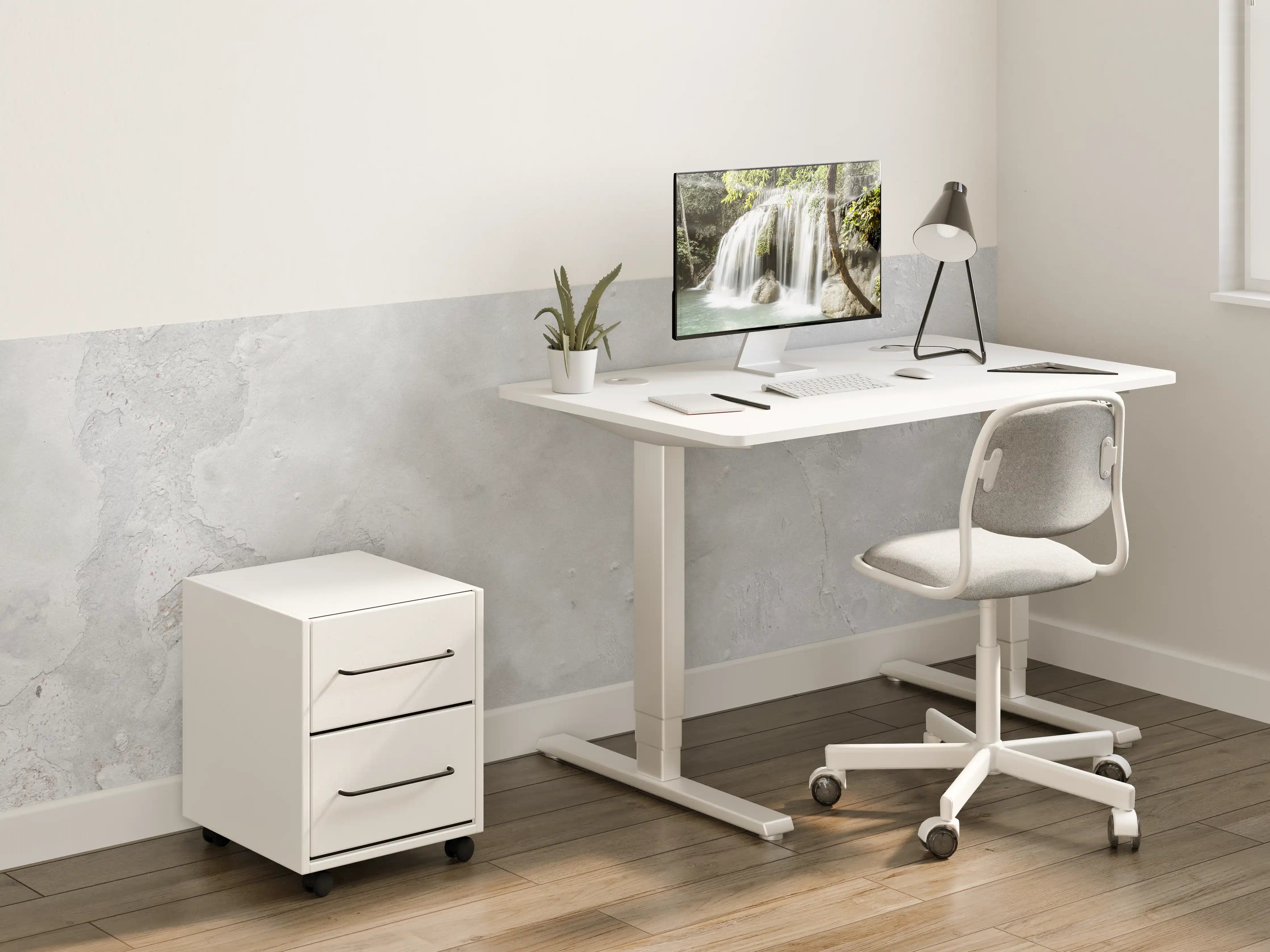 Kinderzimmer Wandgestaltung - Moderne Betonstruktur in Grau mit feiner Textur