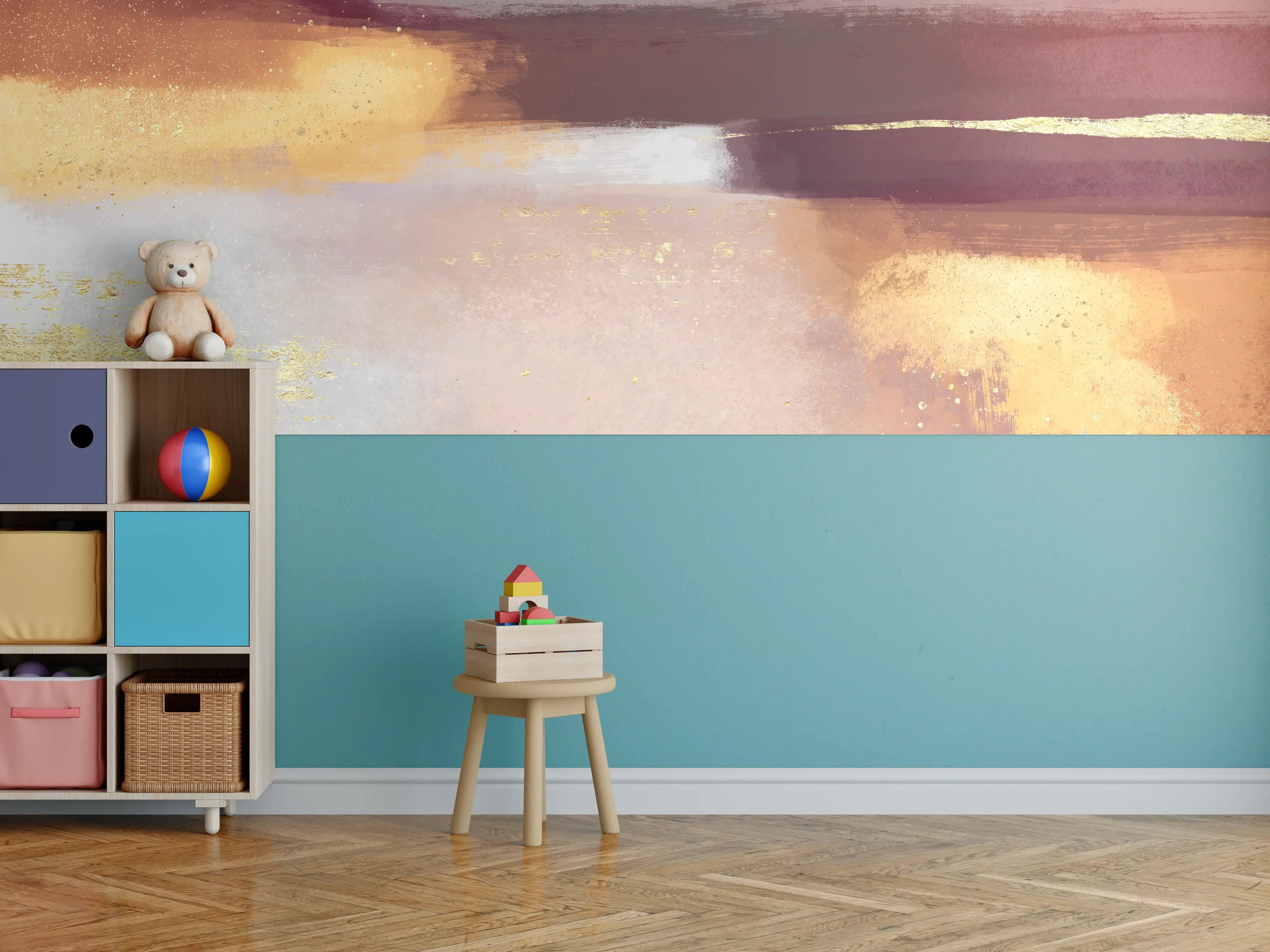 Kinderzimmer Wandgestaltung - Moderne Farben - Gemälde
