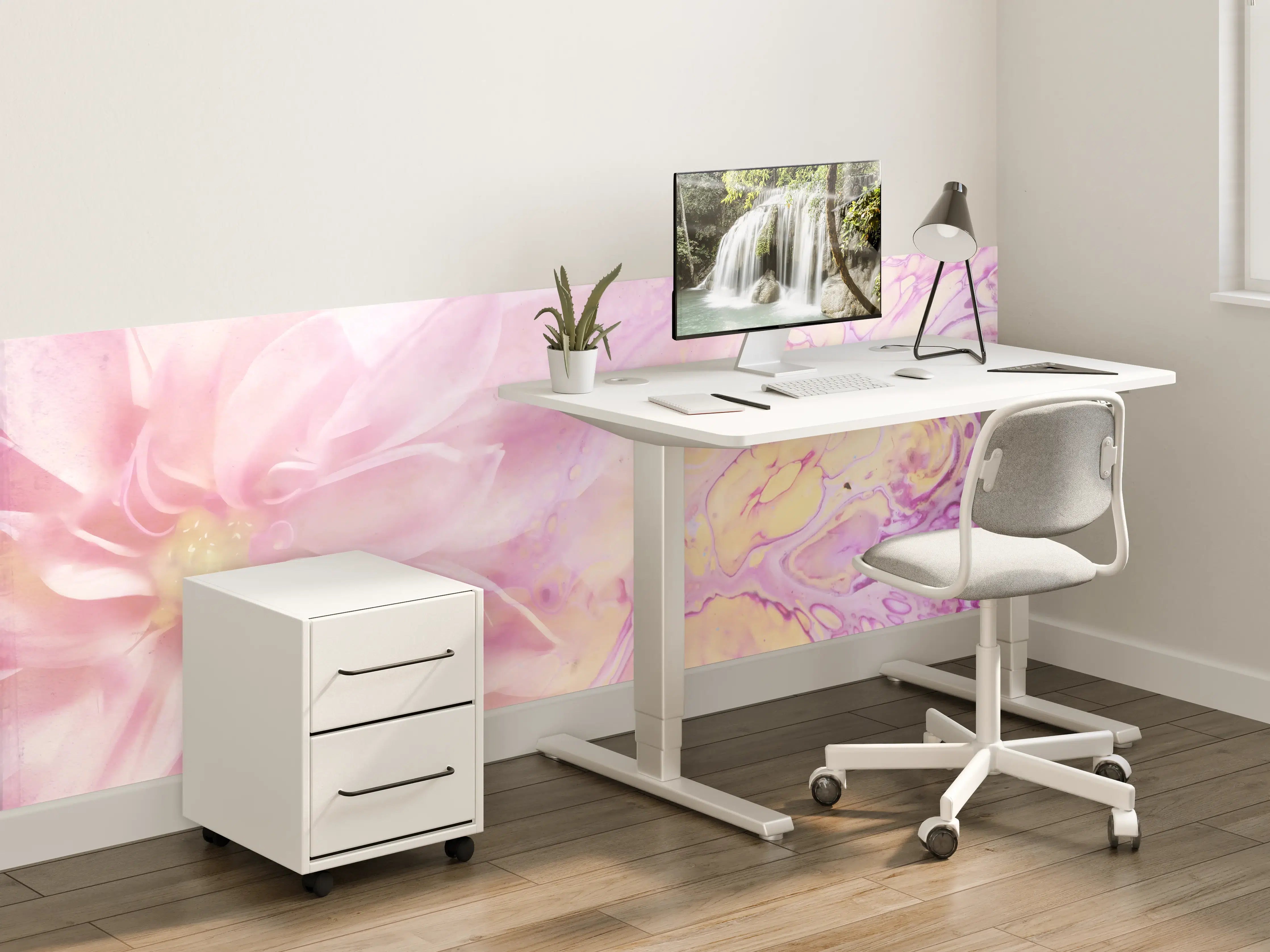 Kinderzimmer Wandgestaltung - Moderne Kunst - Floral