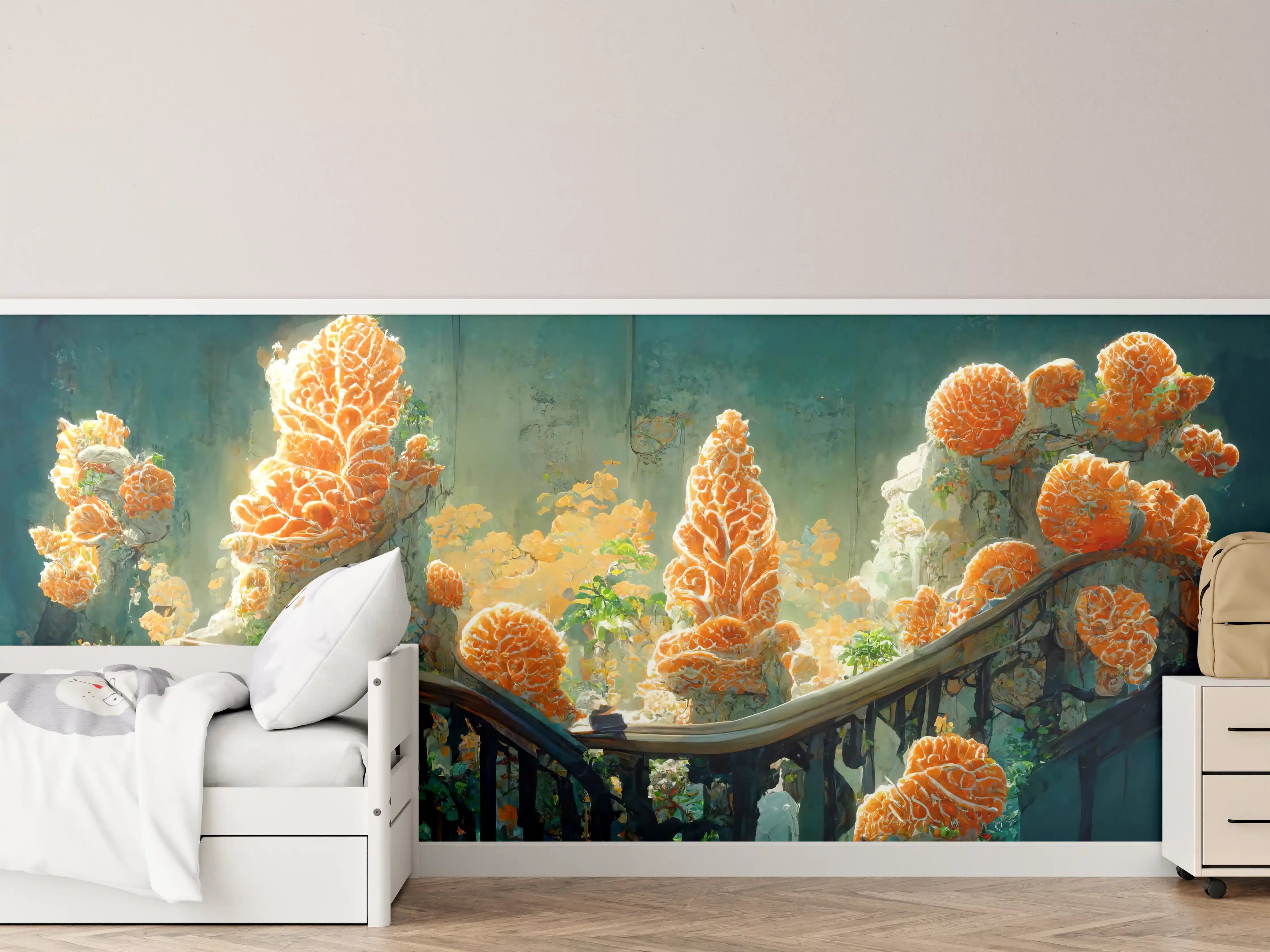 Kinderzimmer Wandgestaltung - Moderne Kunst - Kakteen