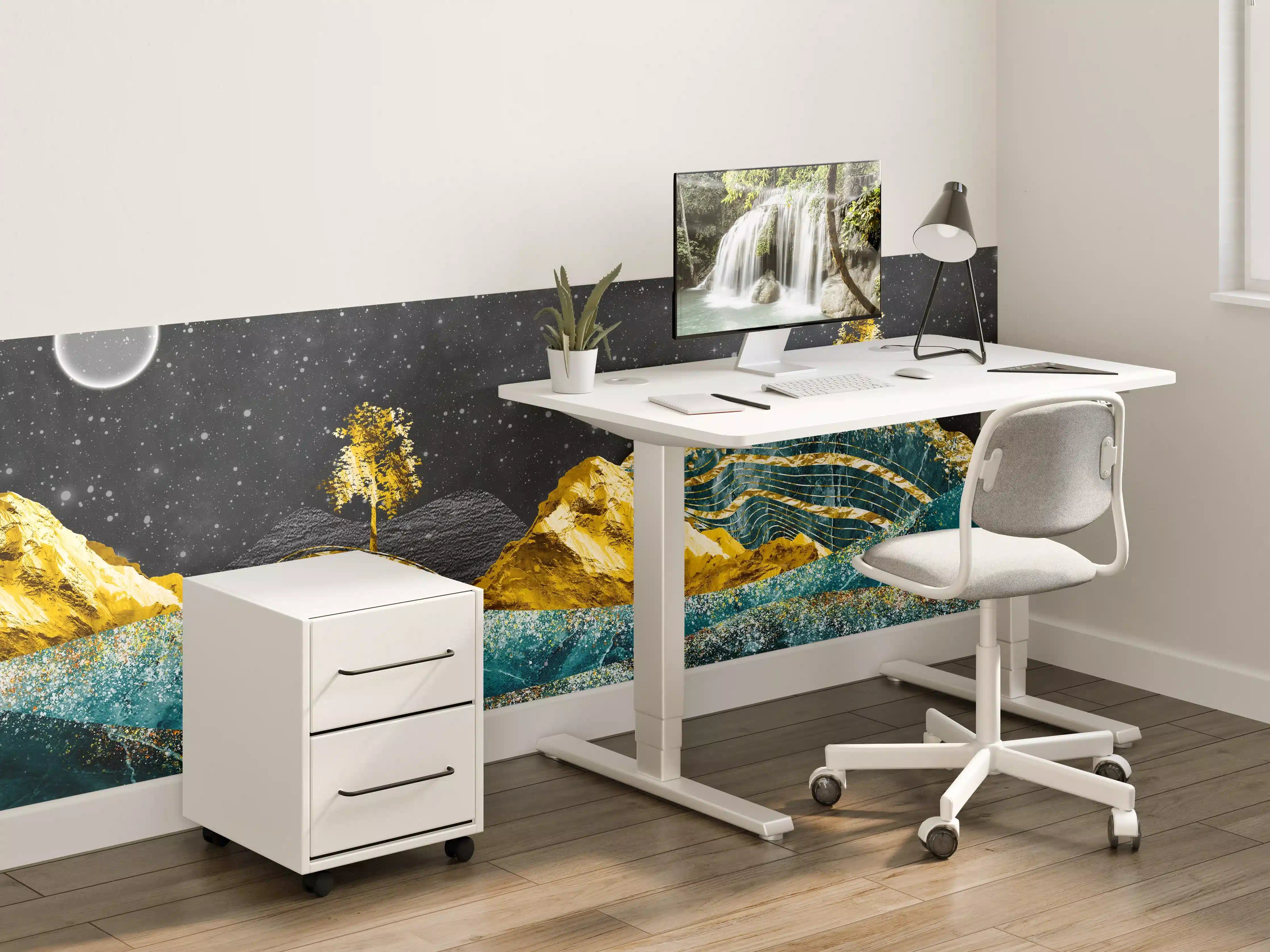 Kinderzimmer Wandgestaltung - Moderne Kunst - Landschaft