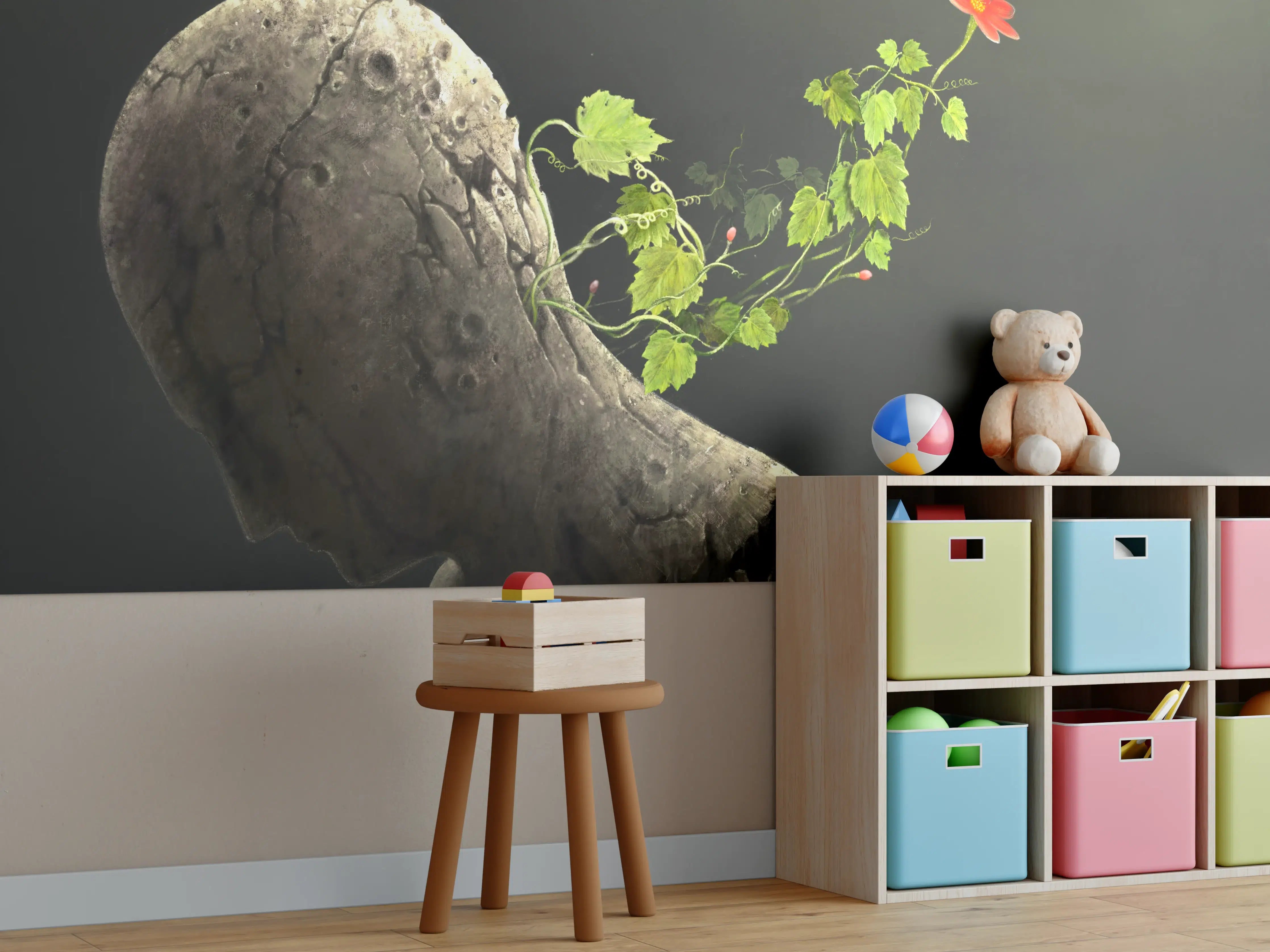 Kinderzimmer Wandgestaltung - Moderne Malerei - Fantasie