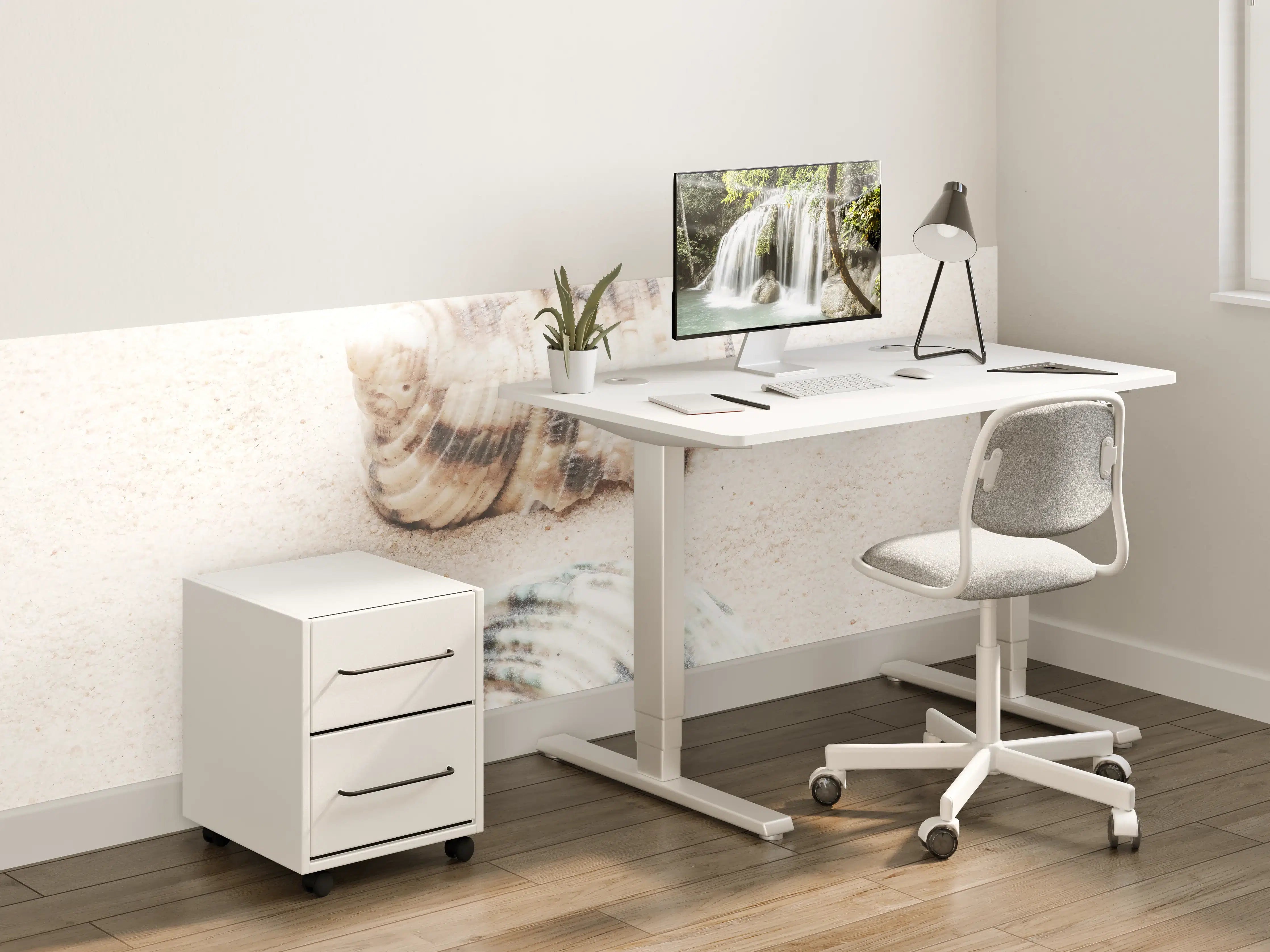 Kinderzimmer Wandgestaltung - Muscheln am Strand