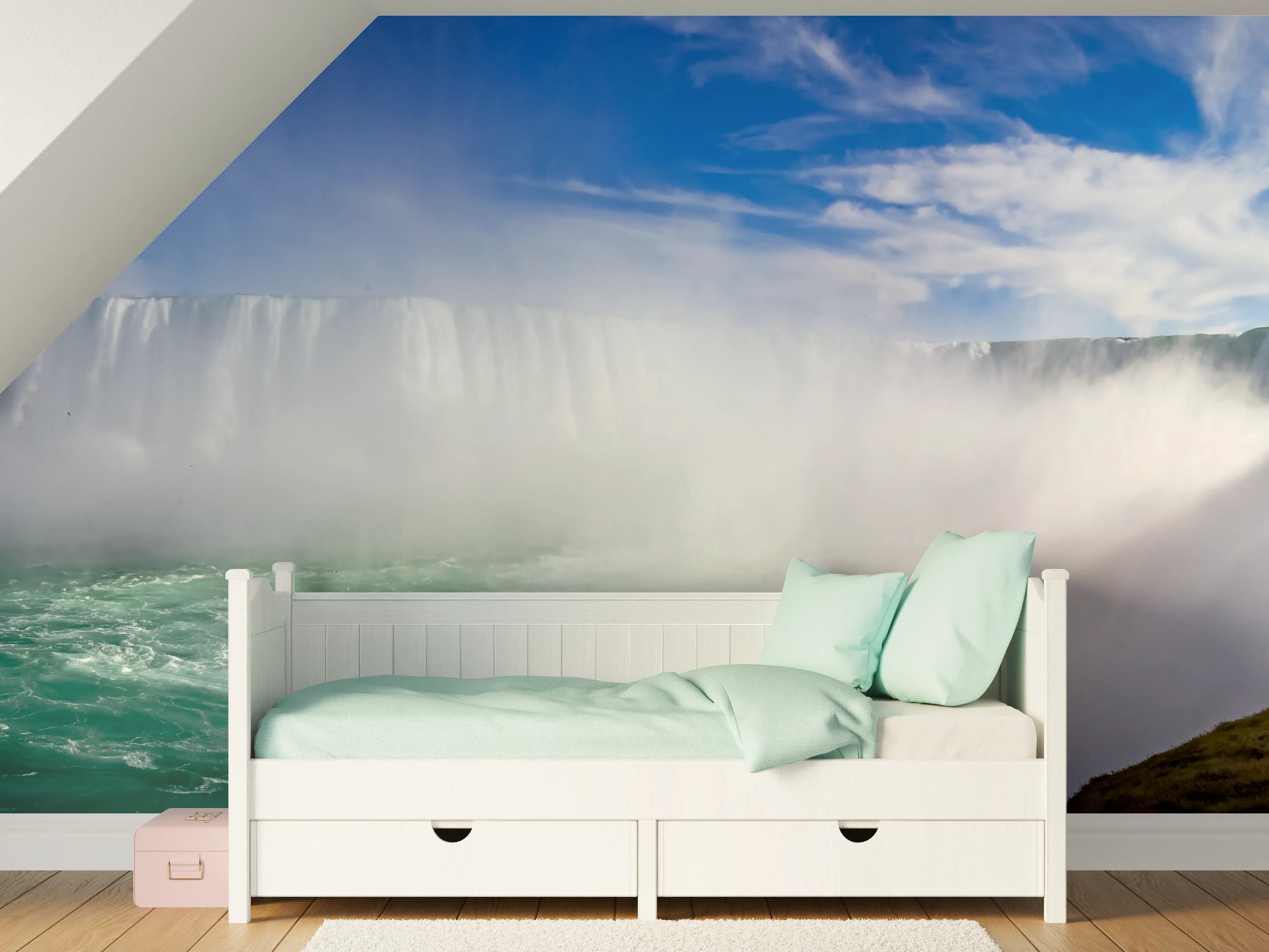 Kinderzimmer Wandgestaltung - Niagara Wasserfälle