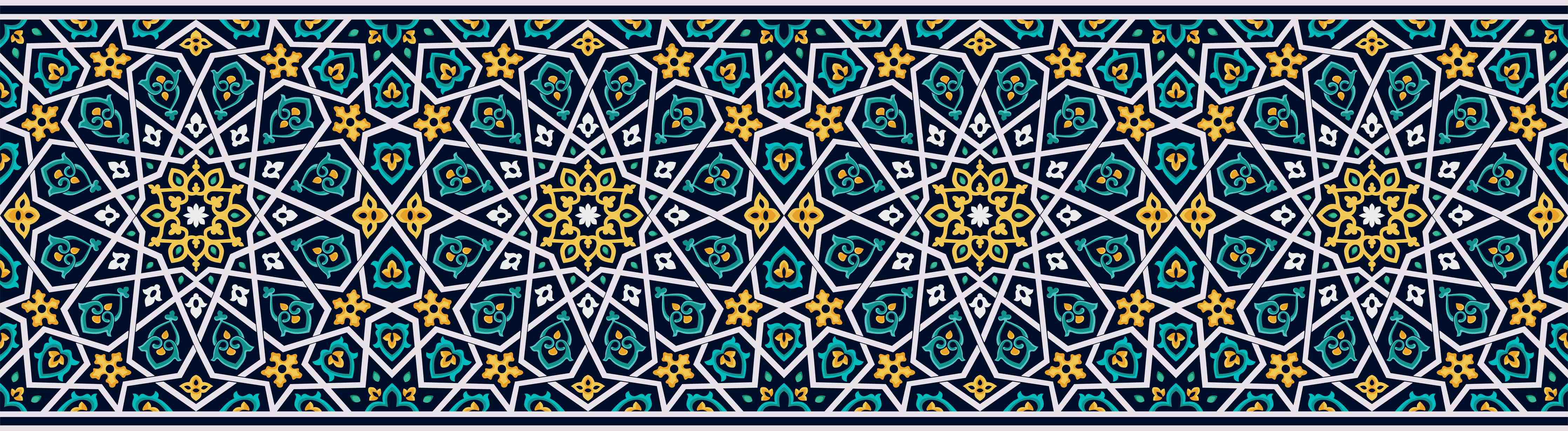 Kinderzimmer Wandgestaltung-Orientalische Sternstruktur