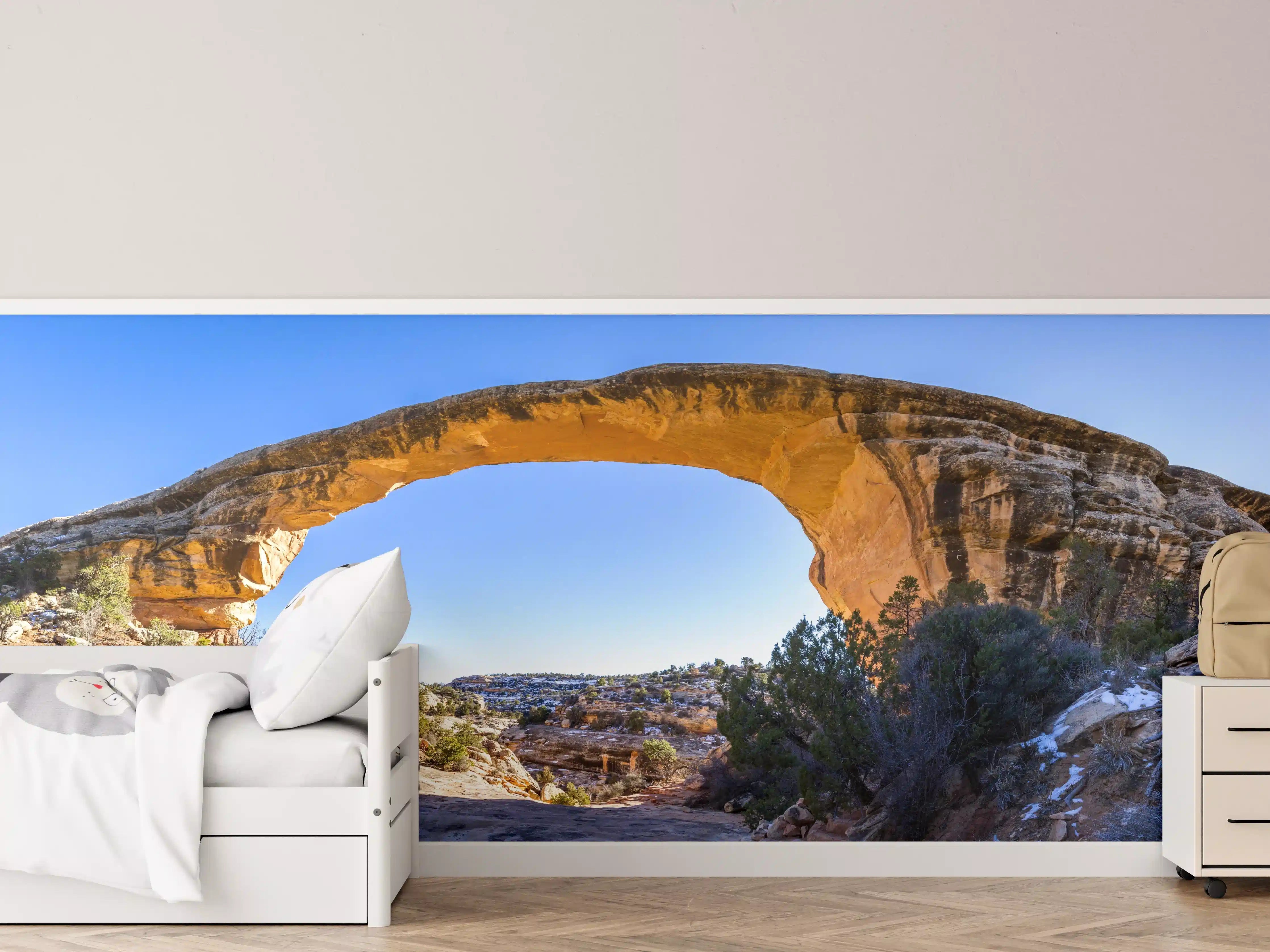 Kinderzimmer Wandgestaltung - Owachomo Naturbrücke Panorama