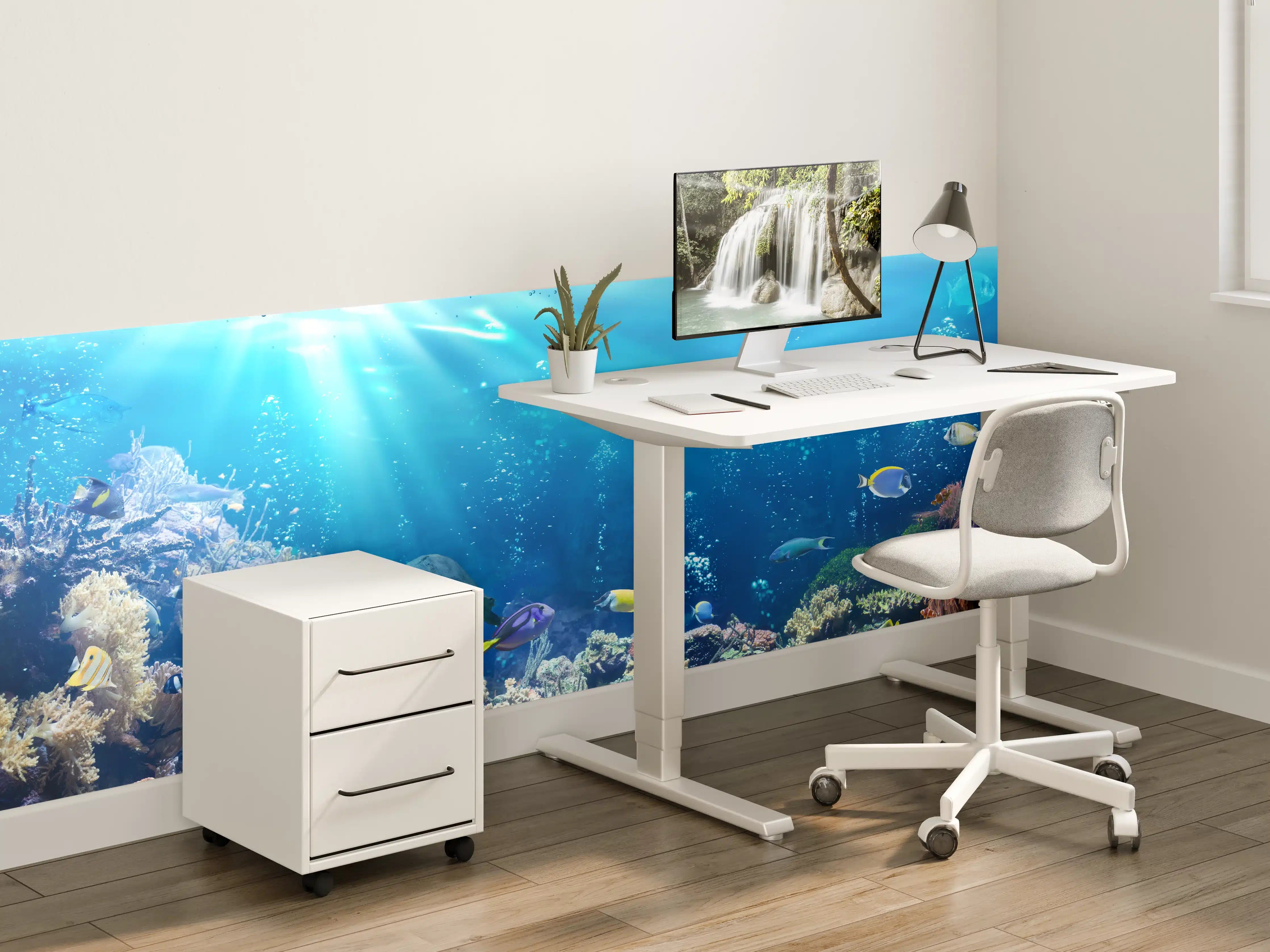 Kinderzimmer Wandgestaltung - Ozeantiere - Unterwasser