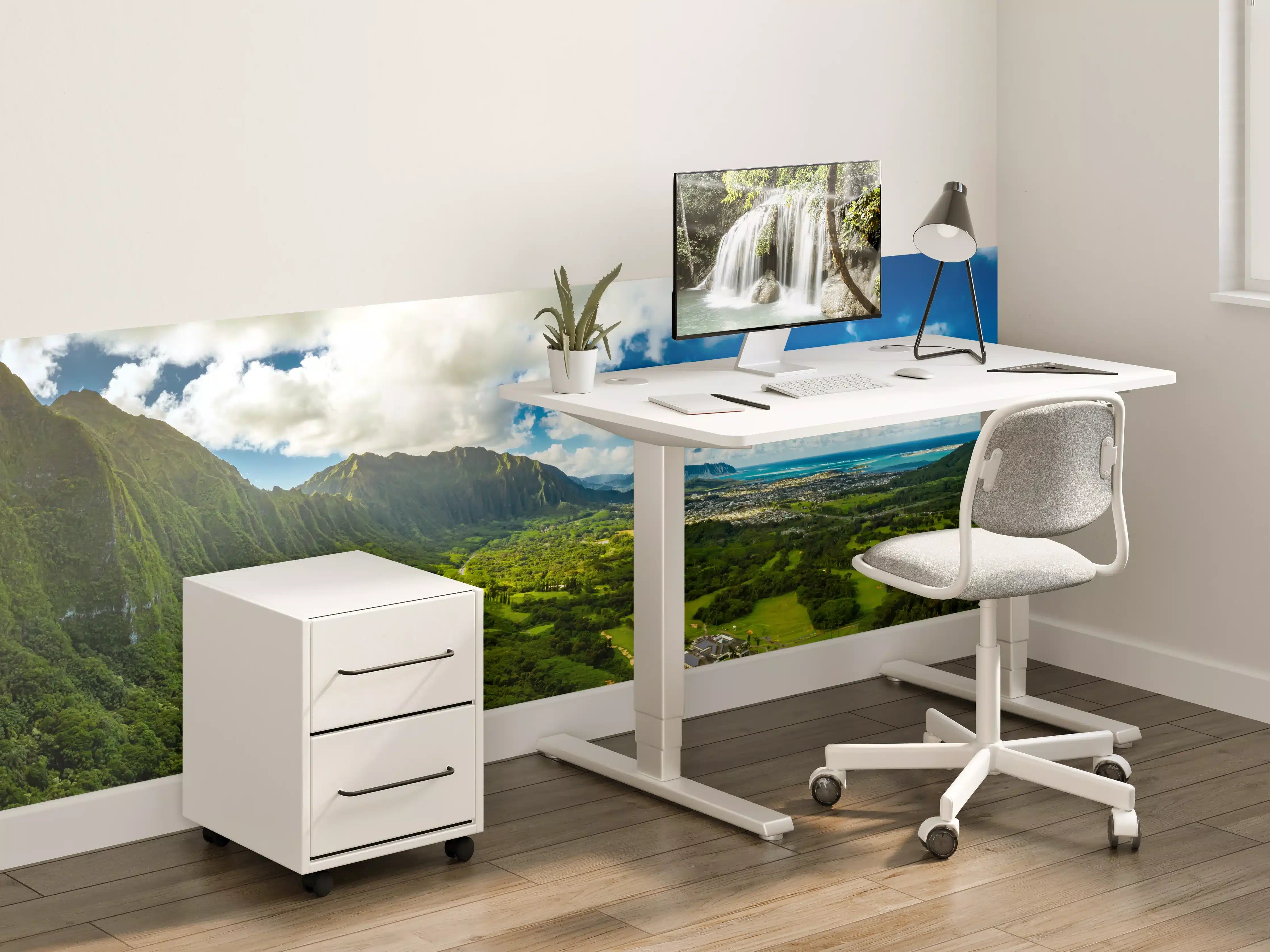 Kinderzimmer Wandgestaltung - Pali Lookout Klippen in Hawaii