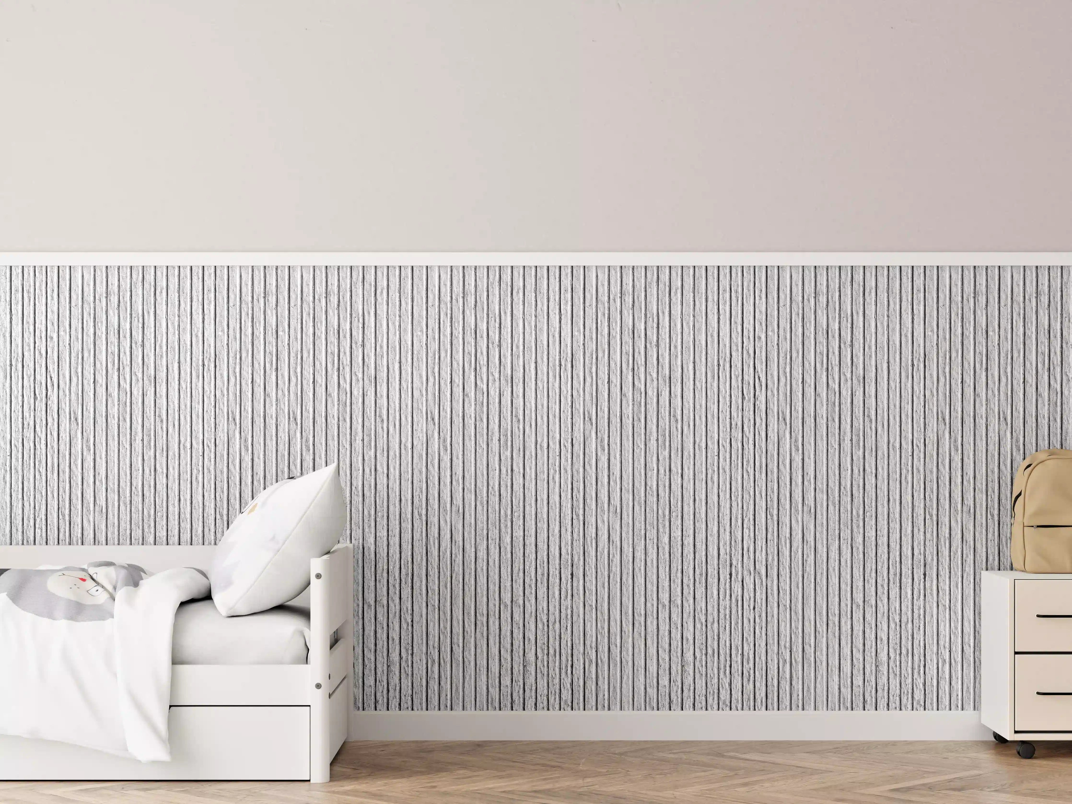 Kinderzimmer Wandgestaltung - Panorama - moderne Zementwand