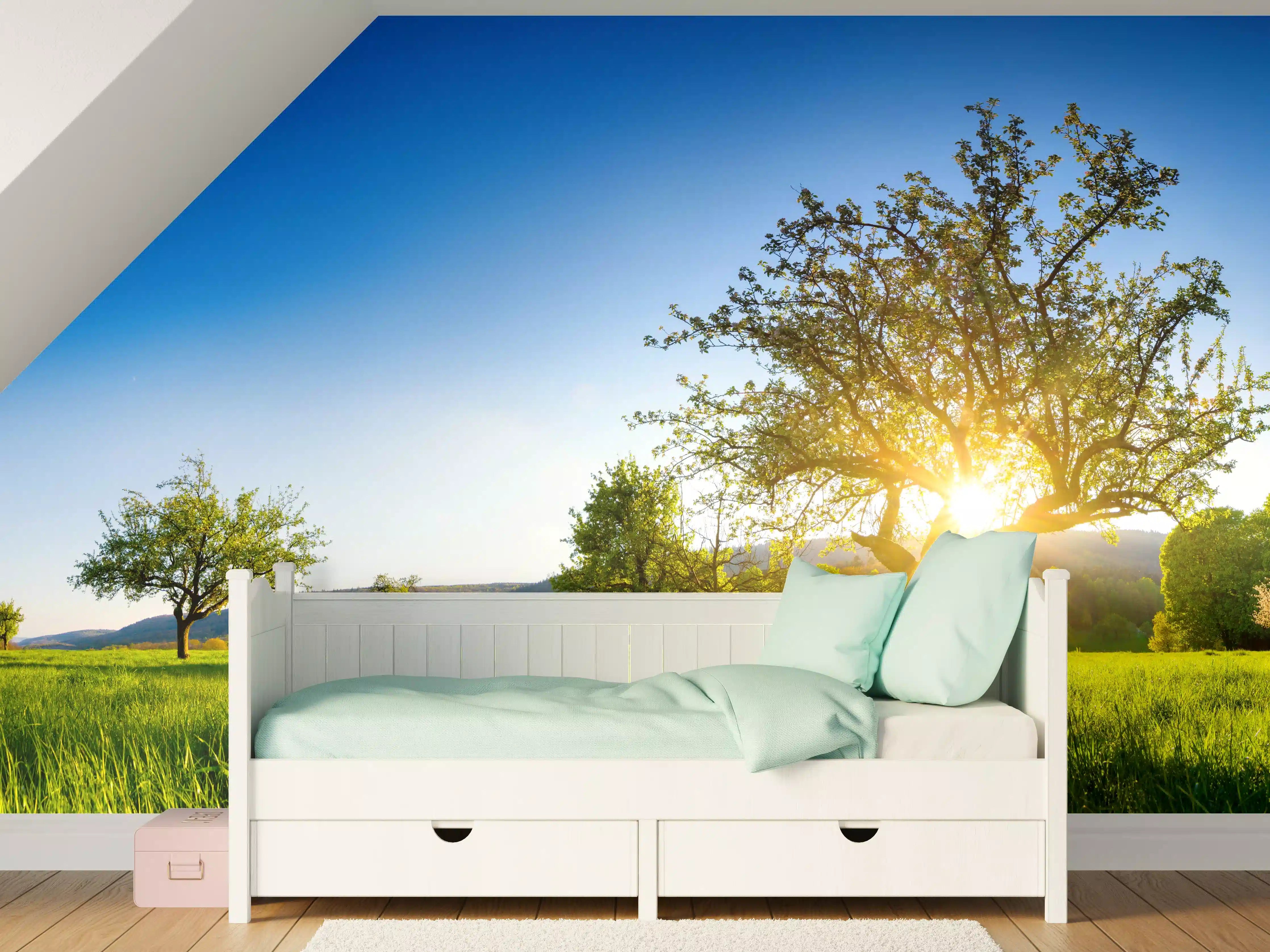Kinderzimmer Wandgestaltung - Panorama Ländliche Idylle