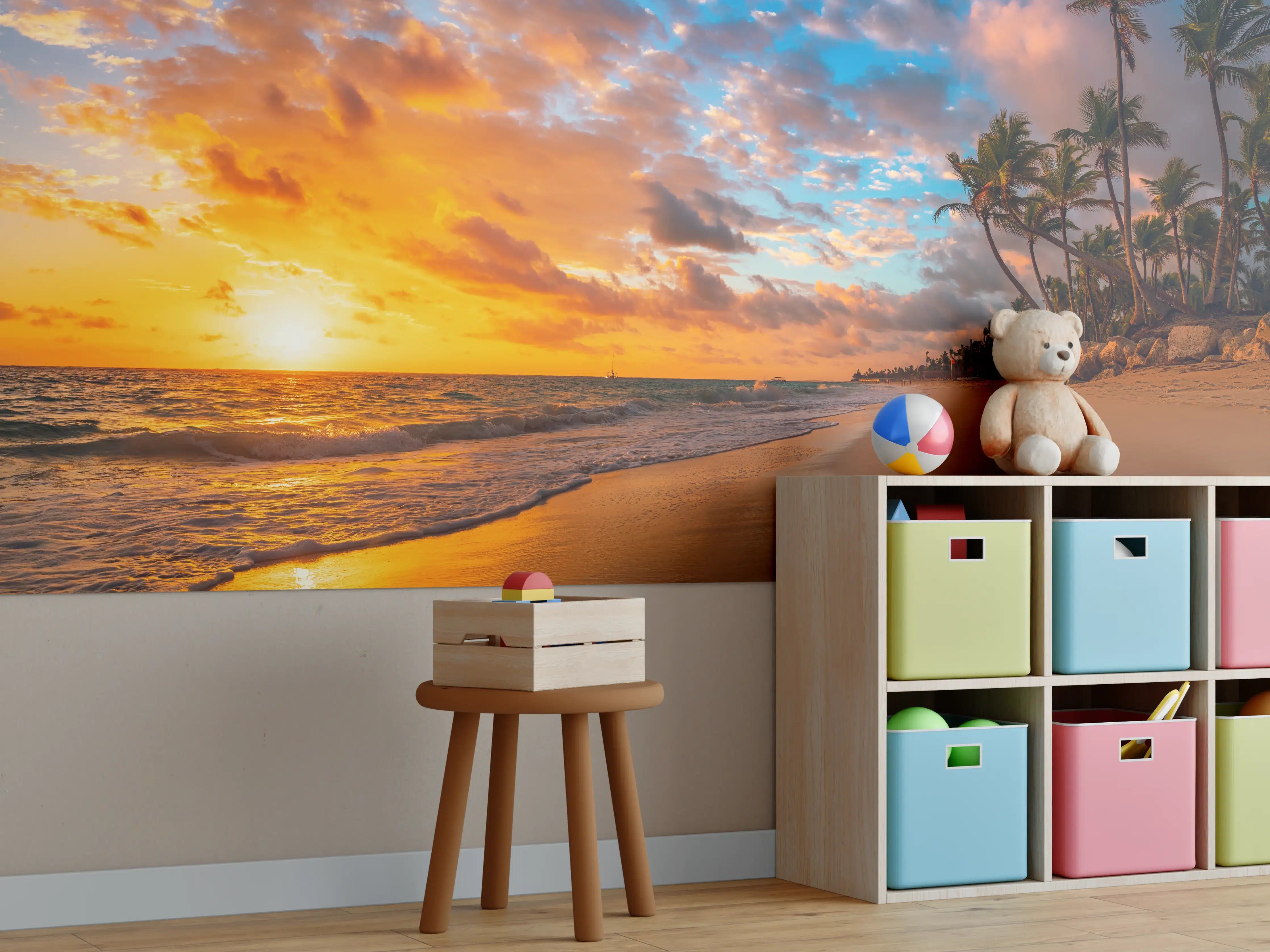 Kinderzimmer Wandgestaltung - Paradiesischer Strand Coson