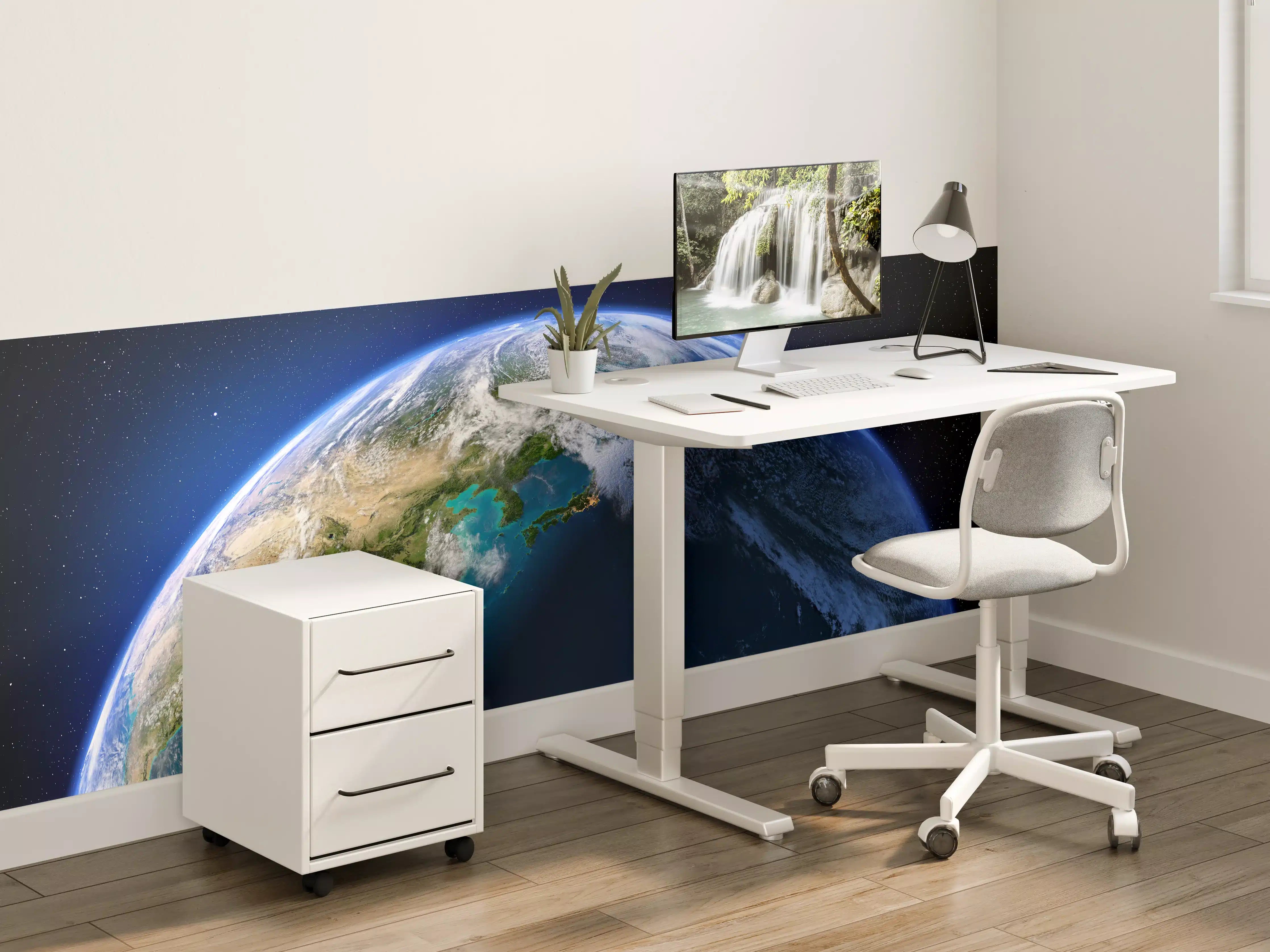 Kinderzimmer Wandgestaltung - Planet Erde