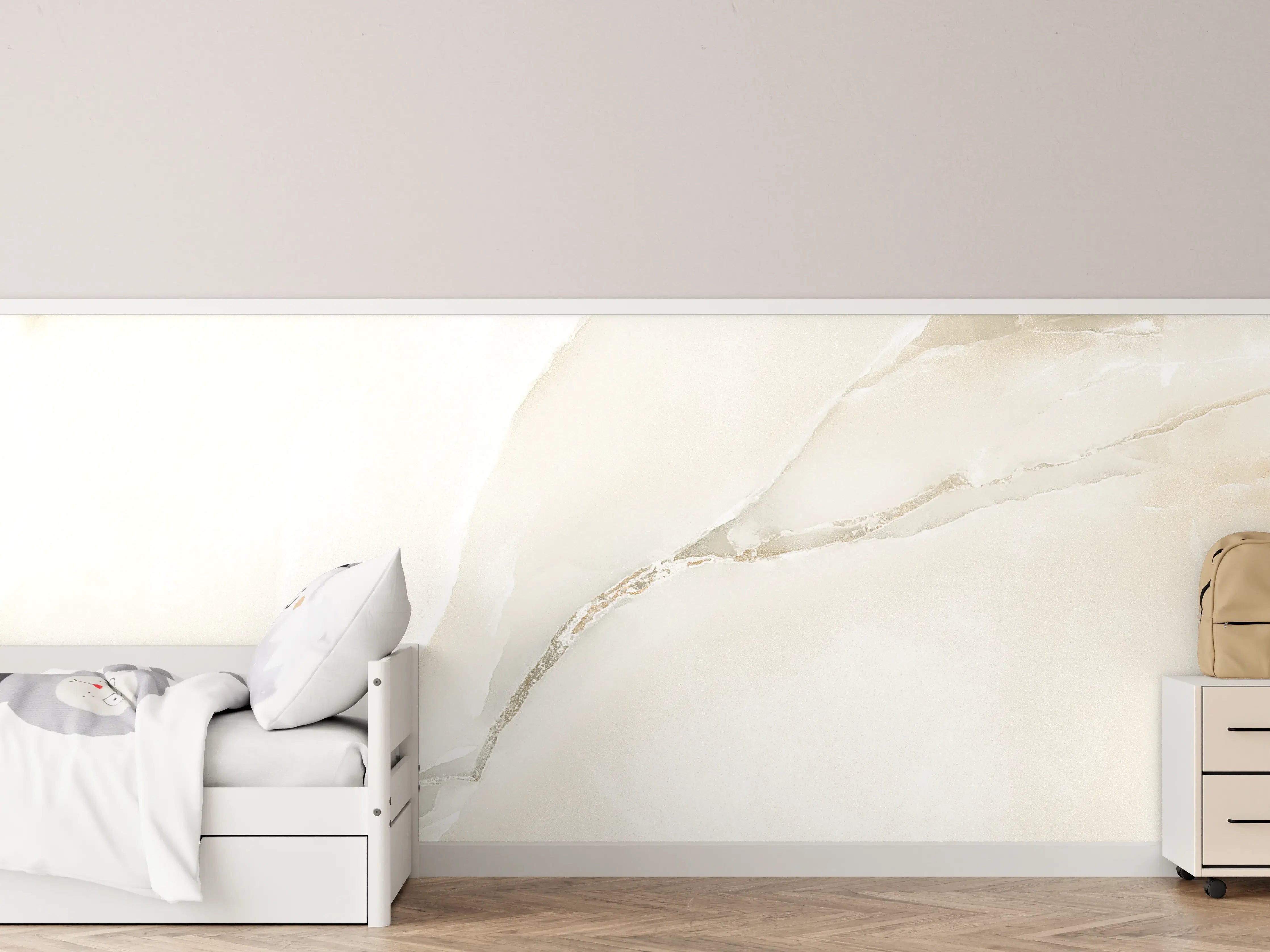 Kinderzimmer Wandgestaltung - Polierter Onyxmarmor 1