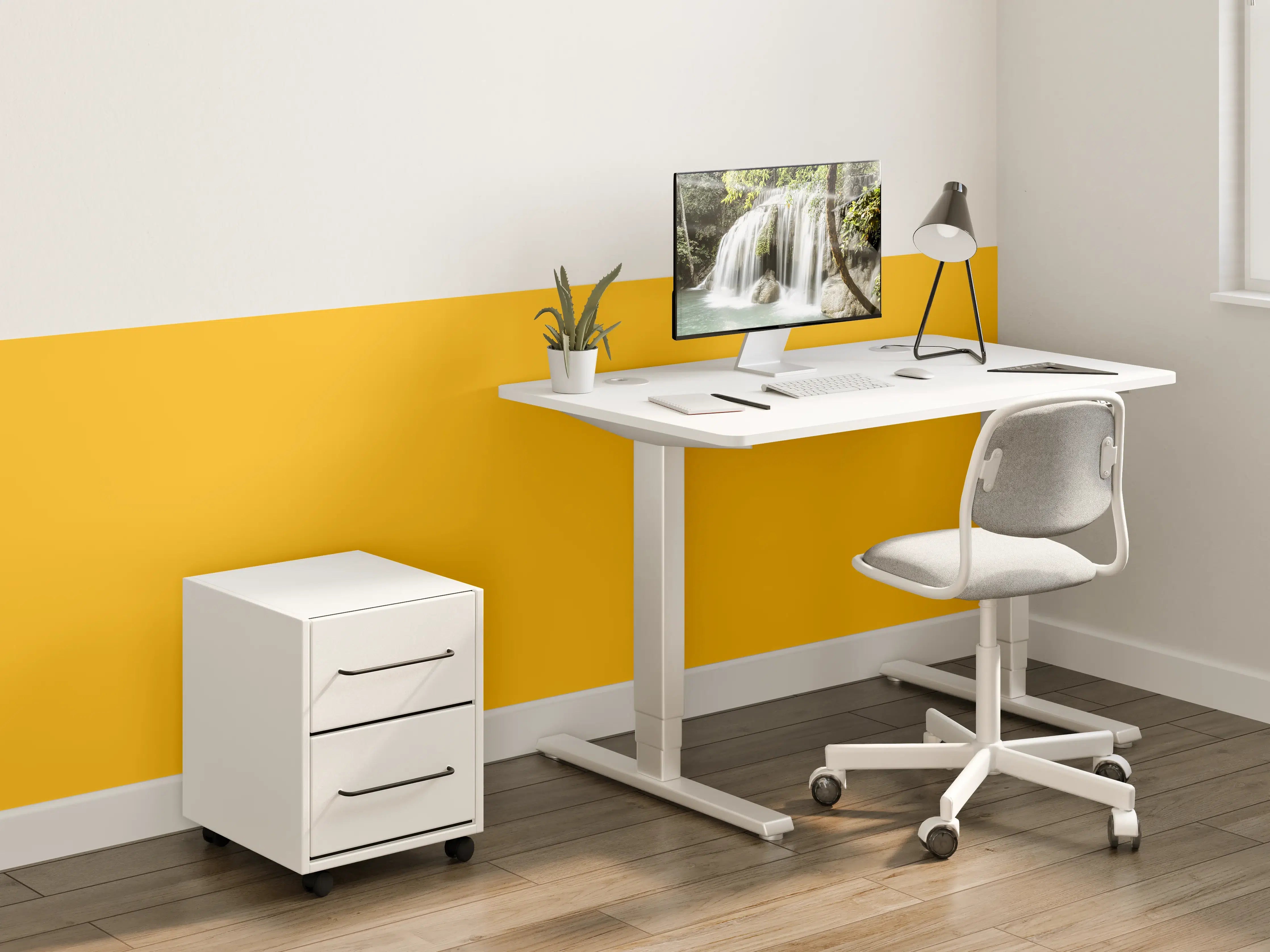 Kinderzimmer Wandgestaltung - RAL 1006 (Maisgelb)