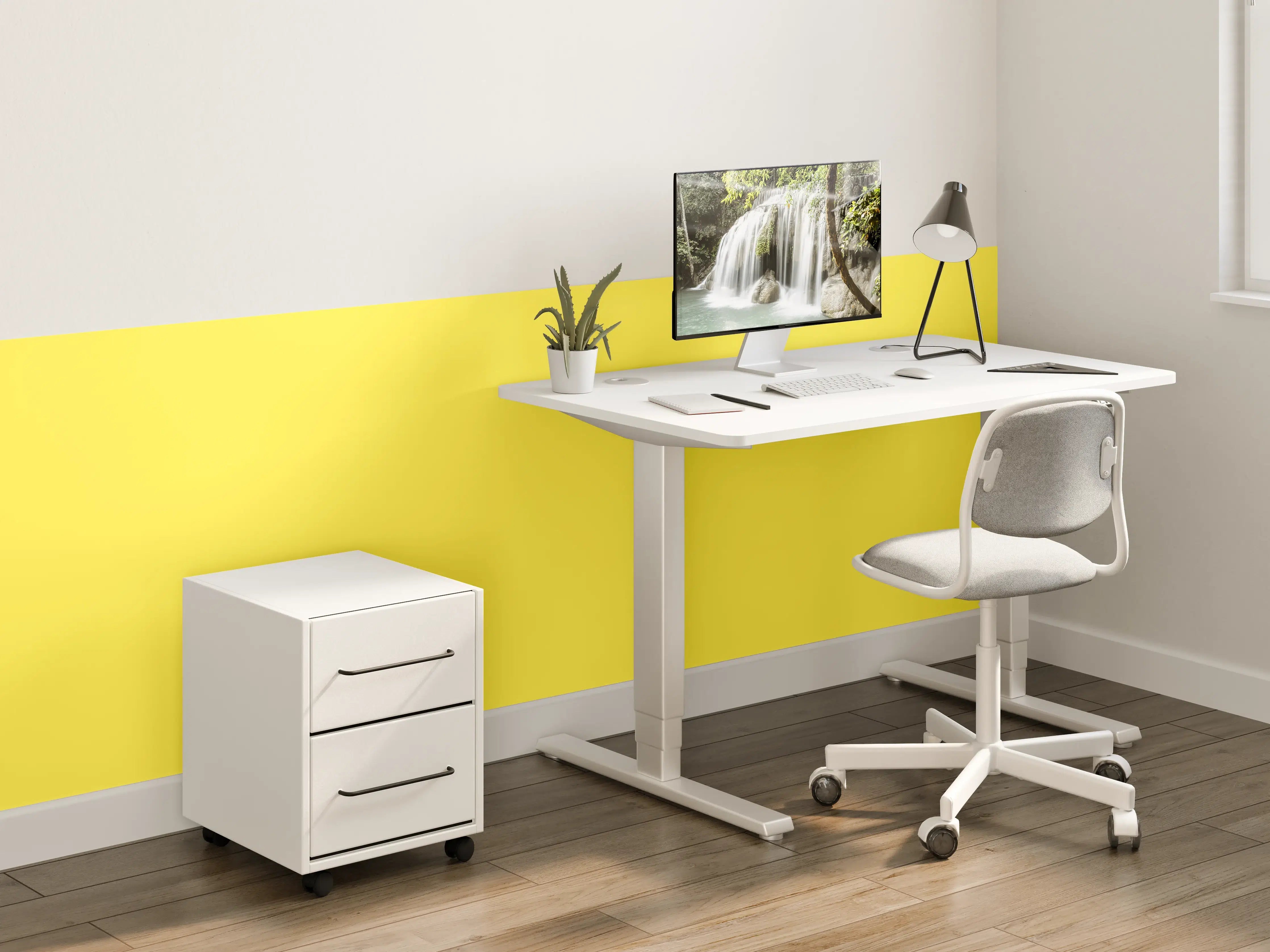 Kinderzimmer Wandgestaltung - RAL 1018 (Zinkgelb)