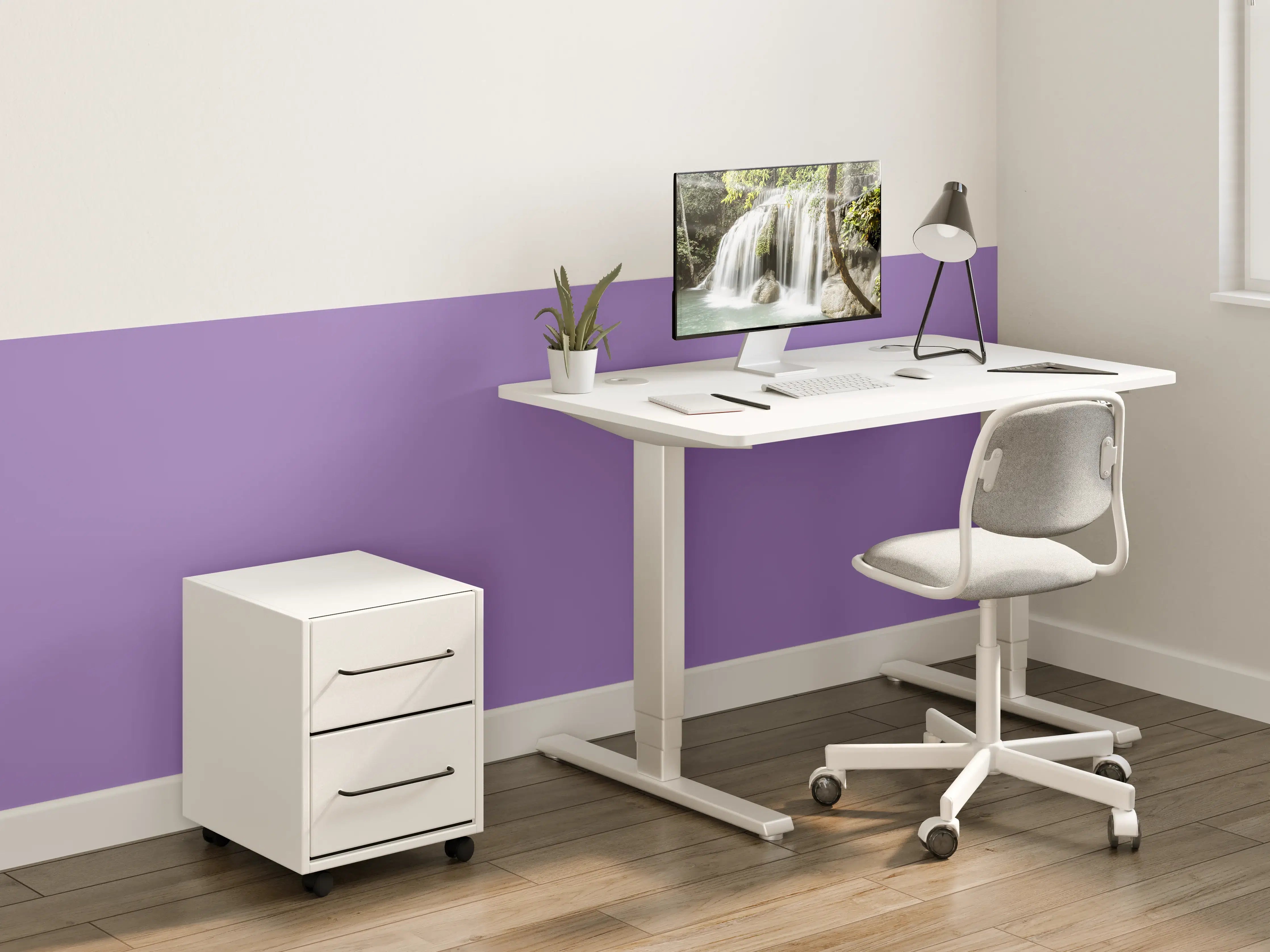 Kinderzimmer Wandgestaltung - RAL 4005 (Fliederblau)