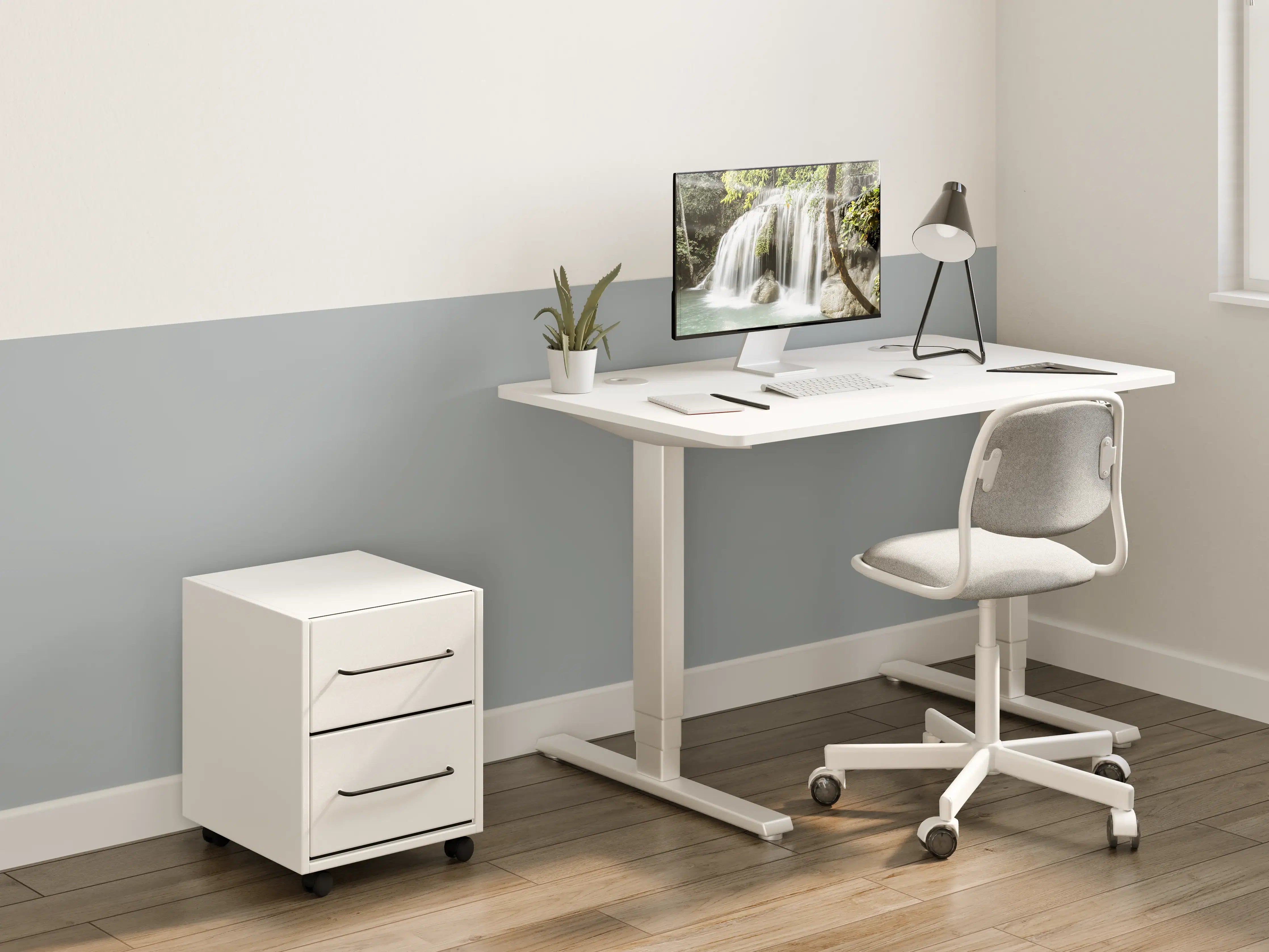 Kinderzimmer Wandgestaltung - RAL 7042 (Verkehrsgrau A)