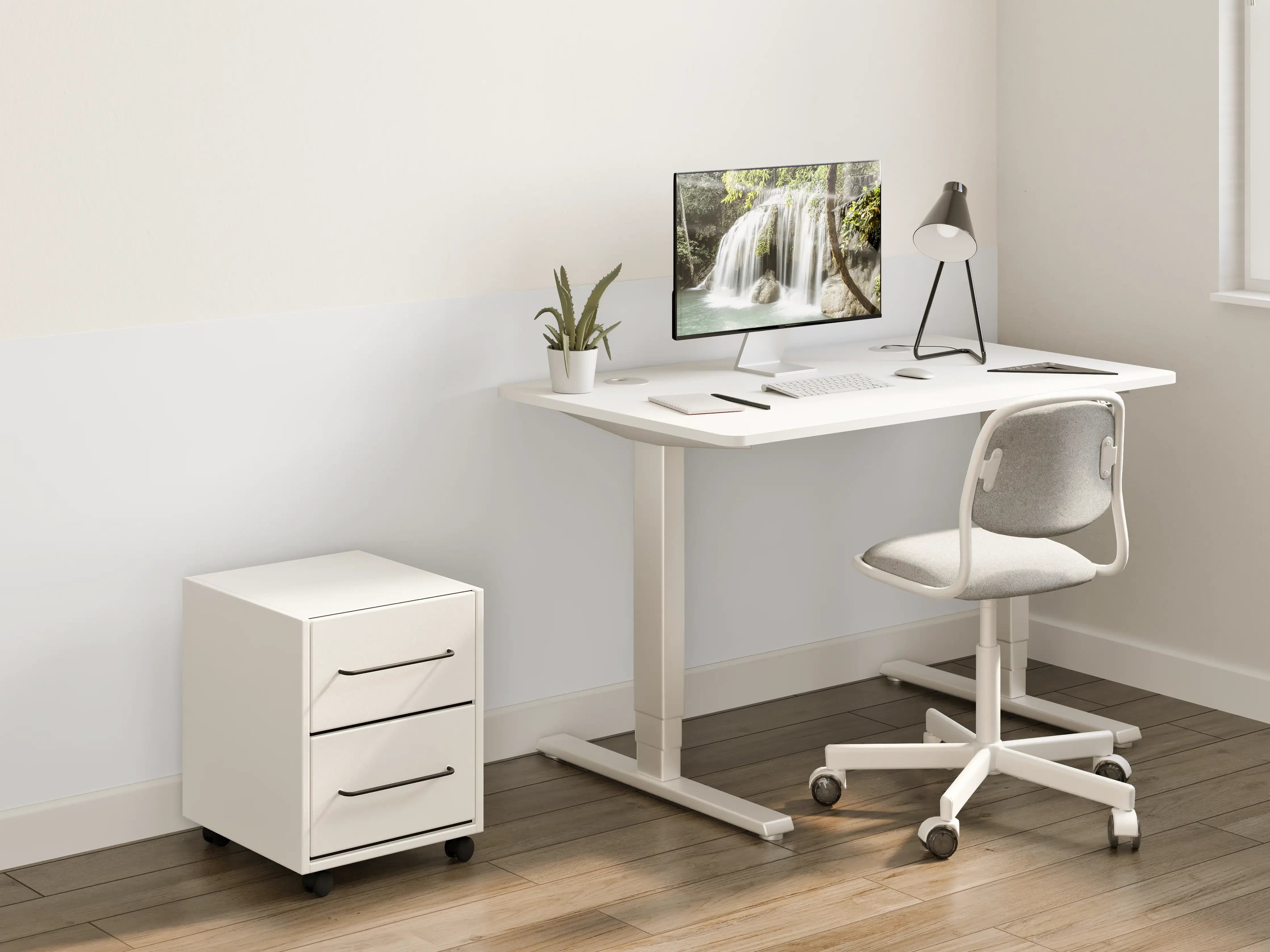 Kinderzimmer Wandgestaltung - RAL 7047 (Telegrau 4)