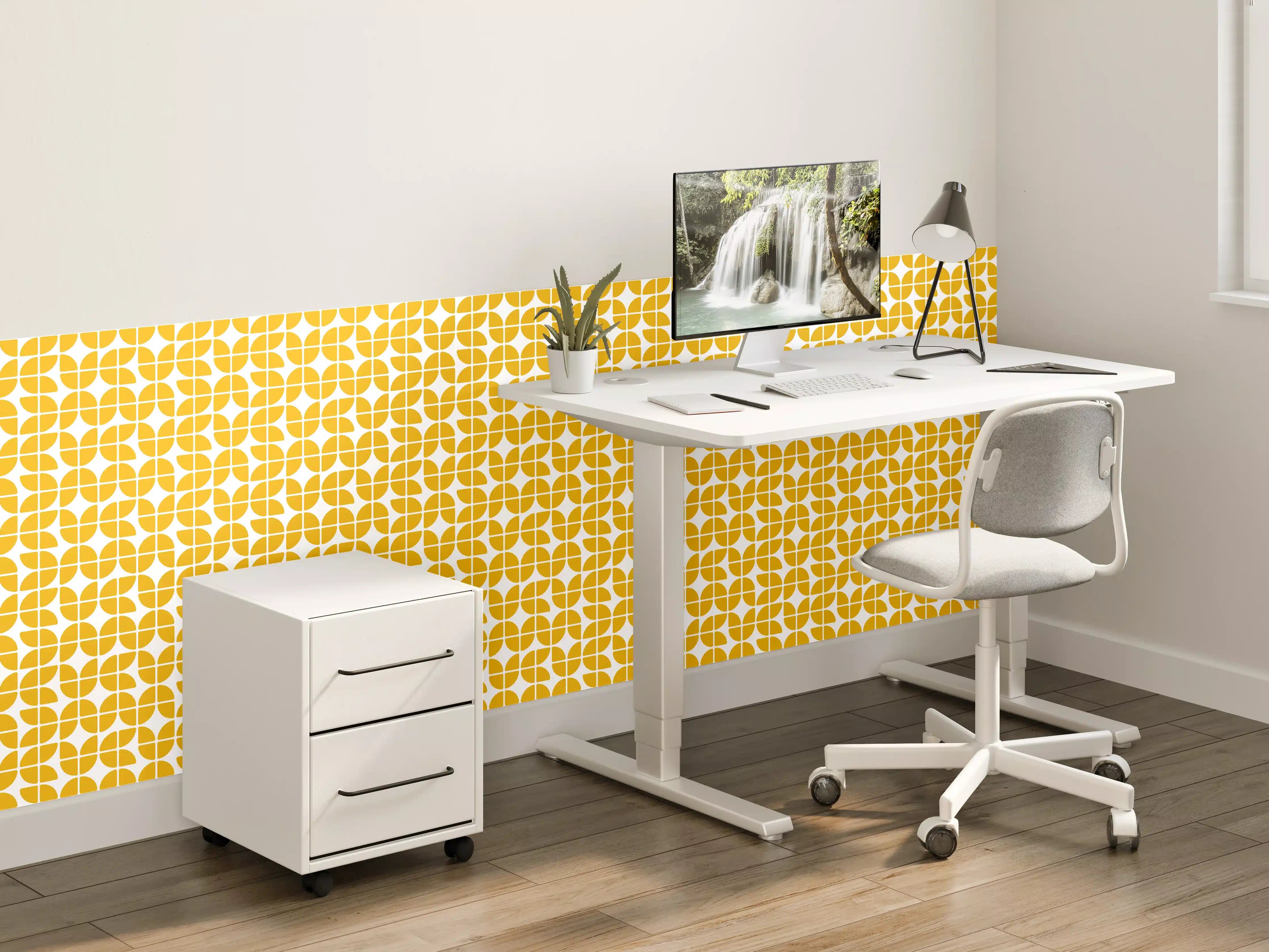 Kinderzimmer Wandgestaltung - Retro-Senape-Grazia