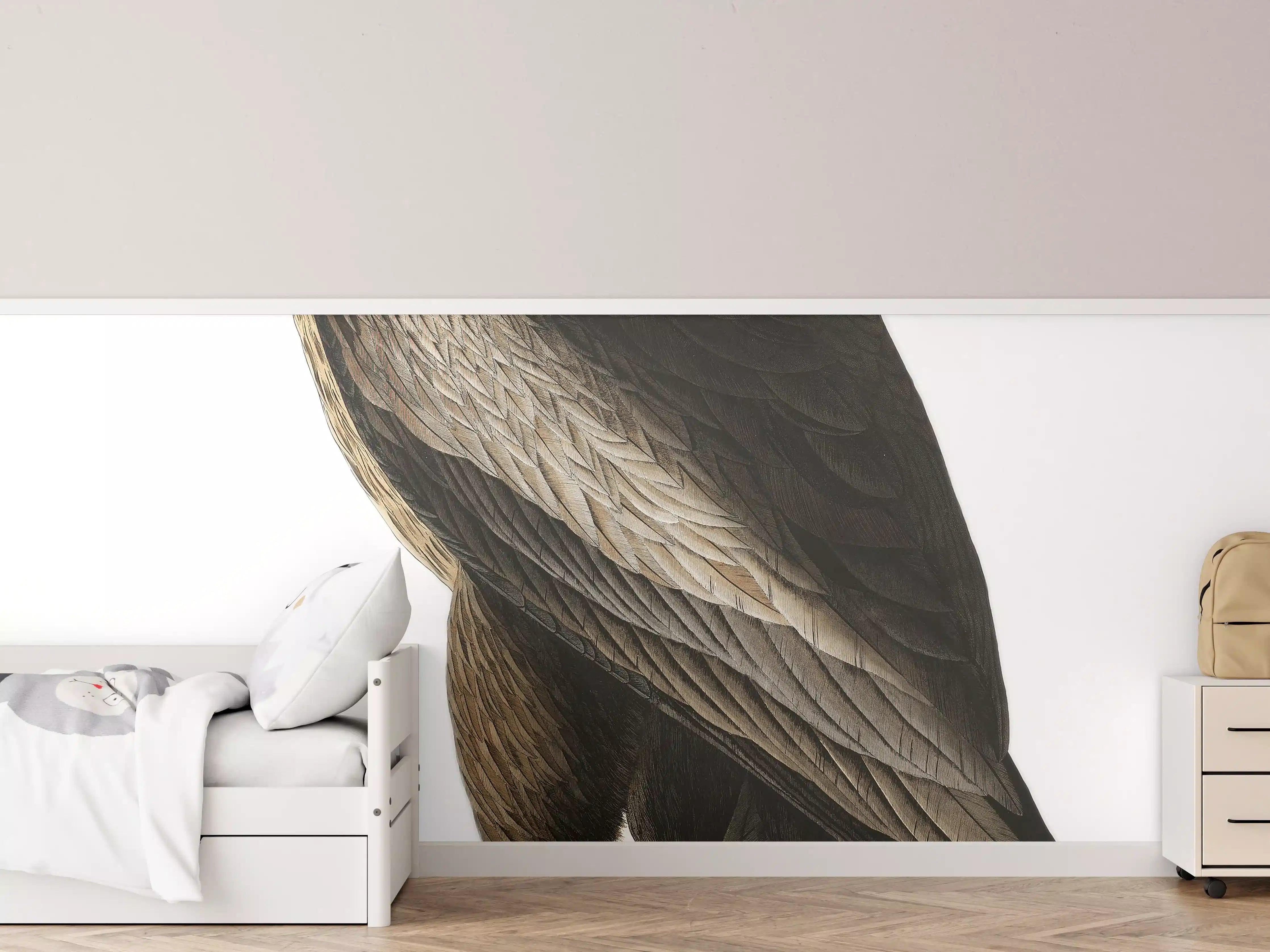 Kinderzimmer Wandgestaltung - Riesenseeadler Portrait - John James Audubon