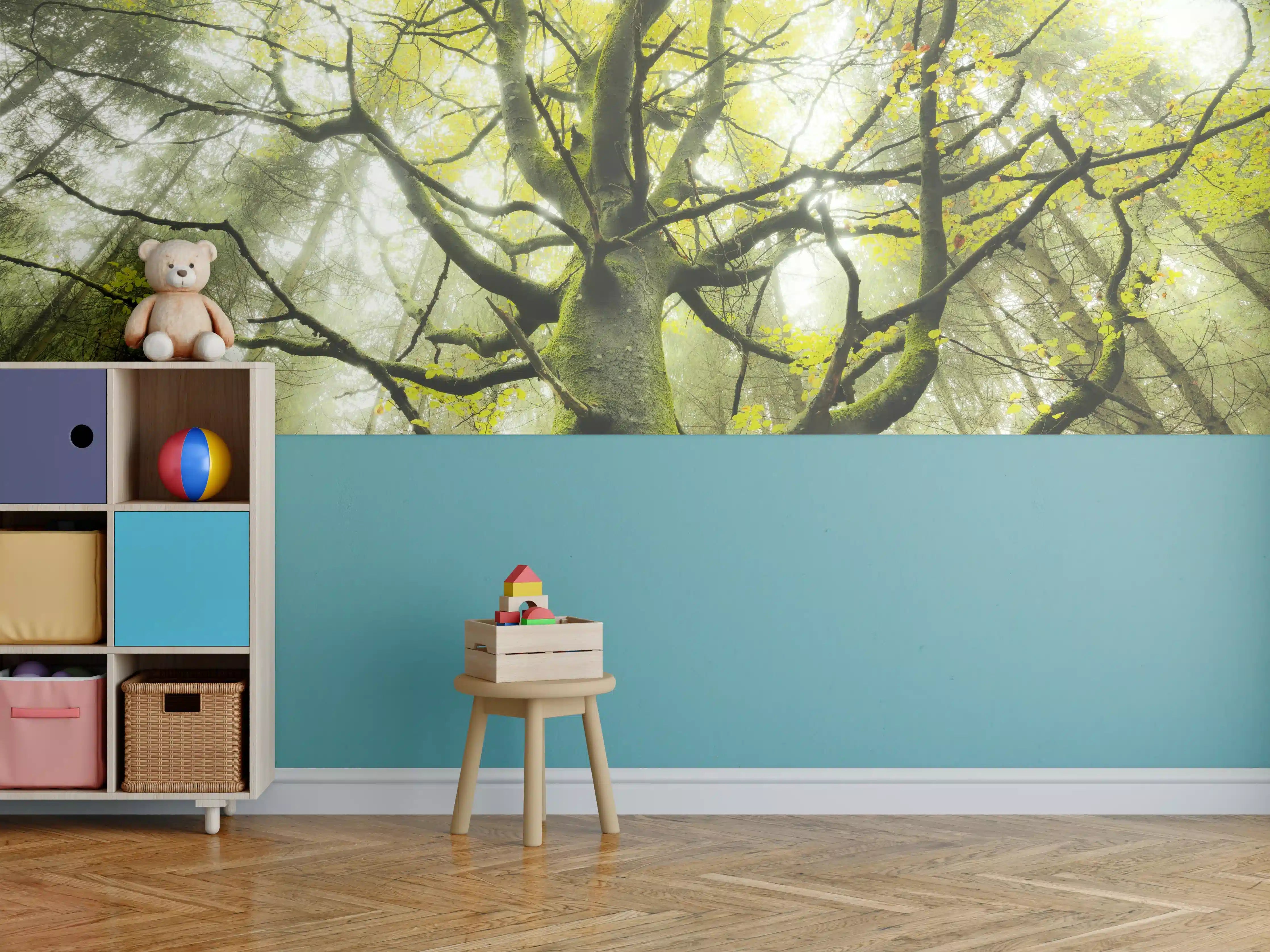 Kinderzimmer Wandgestaltung - Riesiger Baum in Bayern