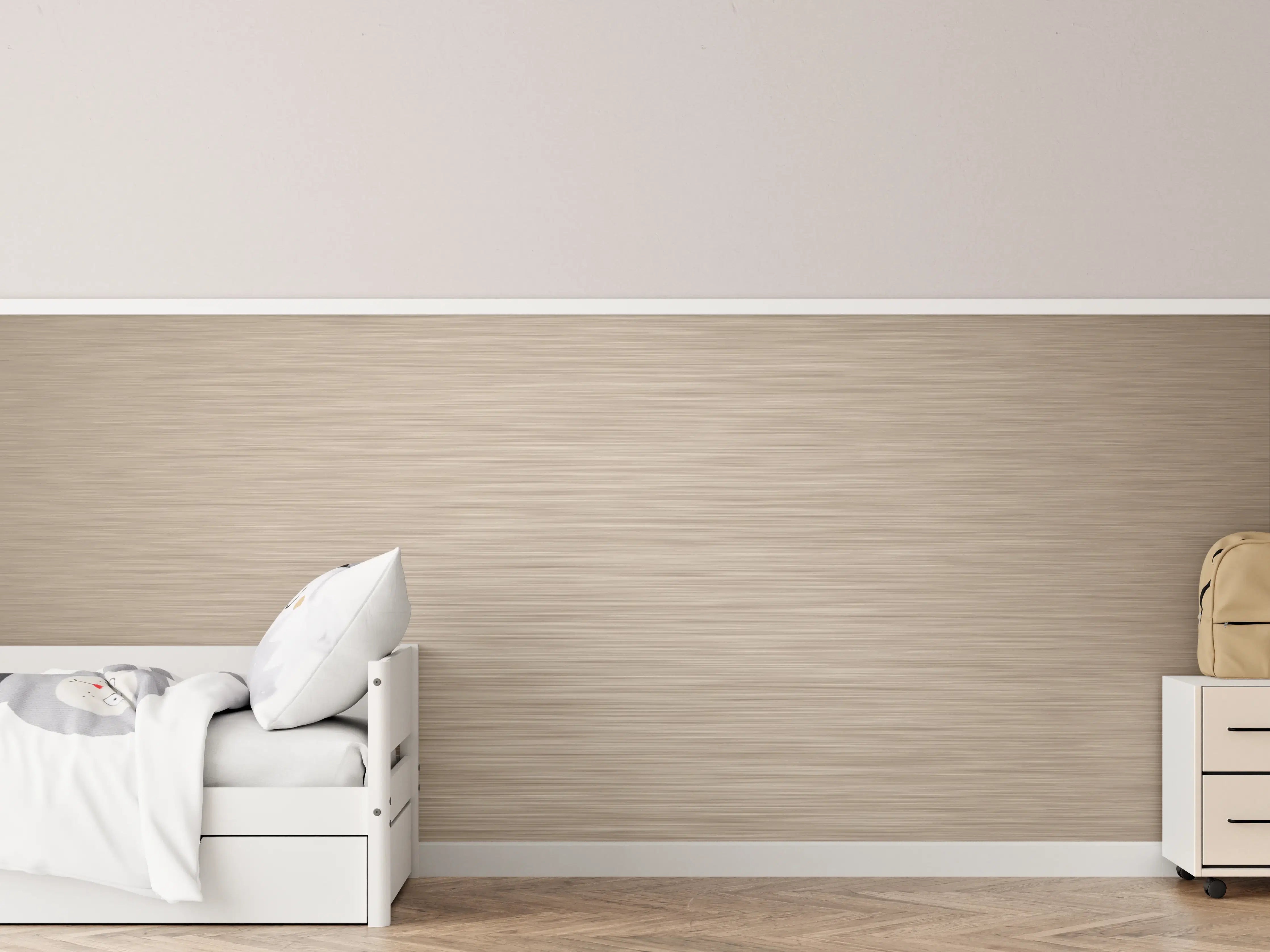 Kinderzimmer Wandgestaltung - Rose - ALU Prime - Metall Gebürstet