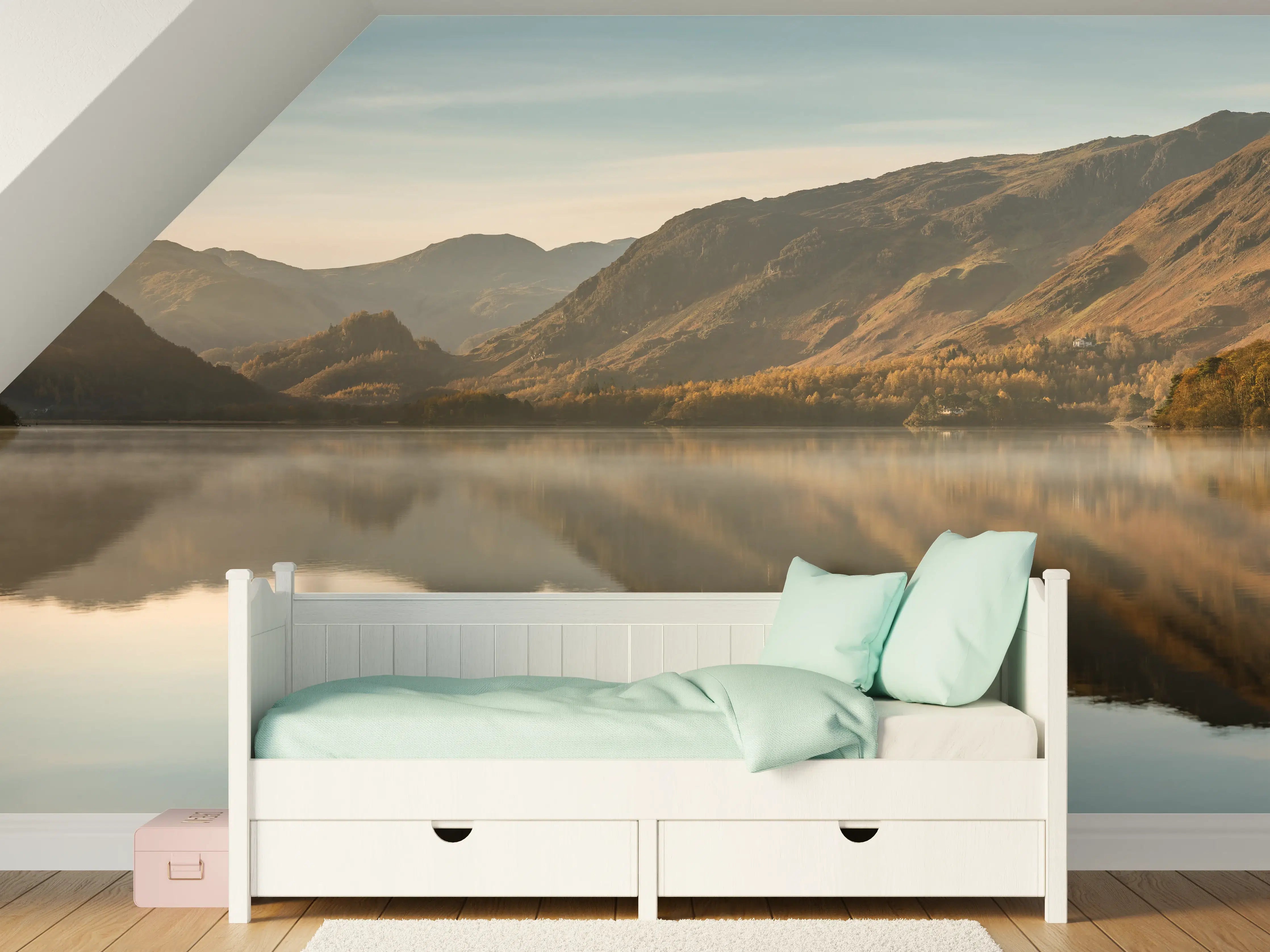 Kinderzimmer Wandgestaltung - Ruhige Reflexionen im stillen Derwentwater