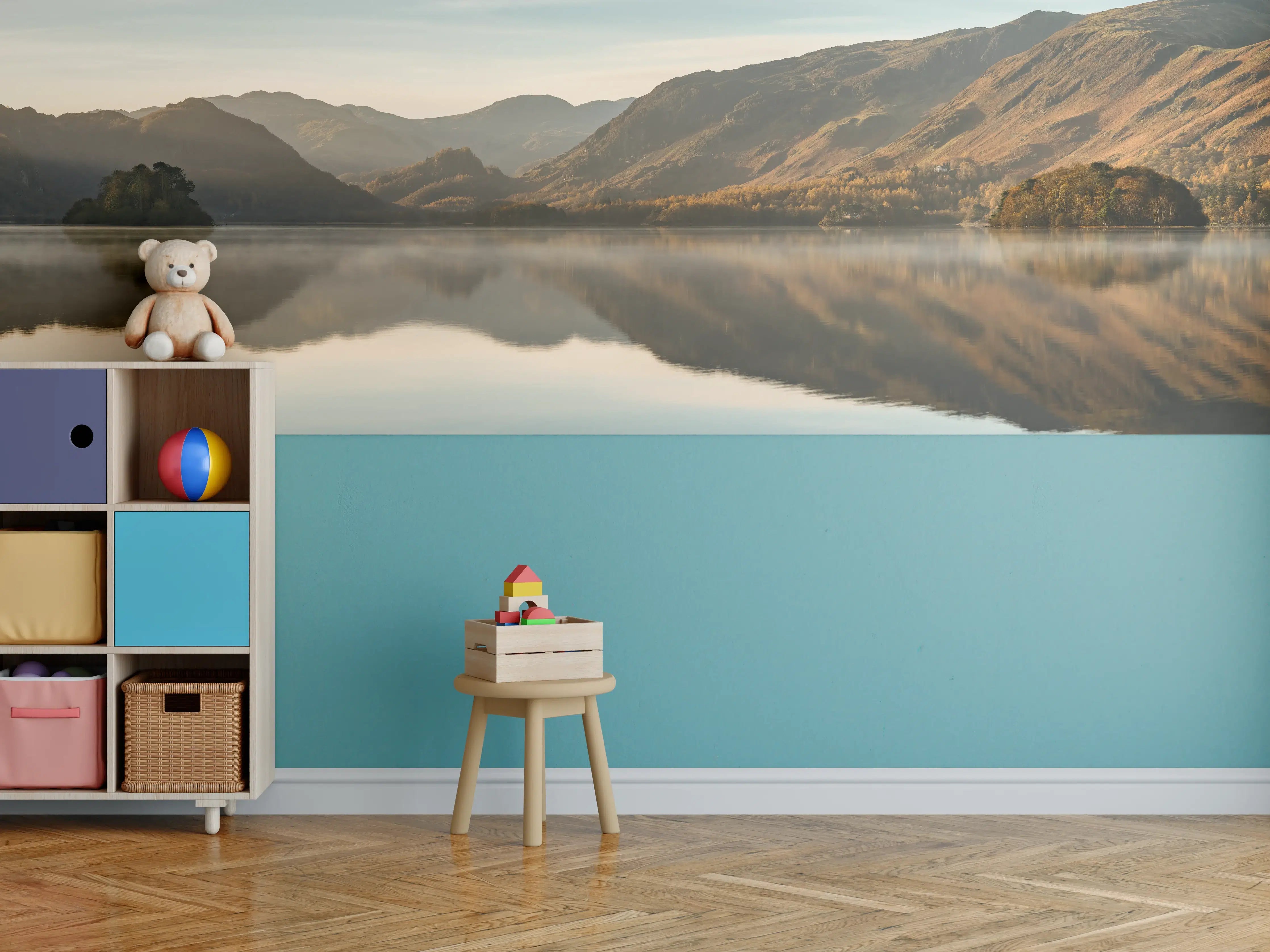 Kinderzimmer Wandgestaltung - Ruhige Reflexionen im stillen Derwentwater