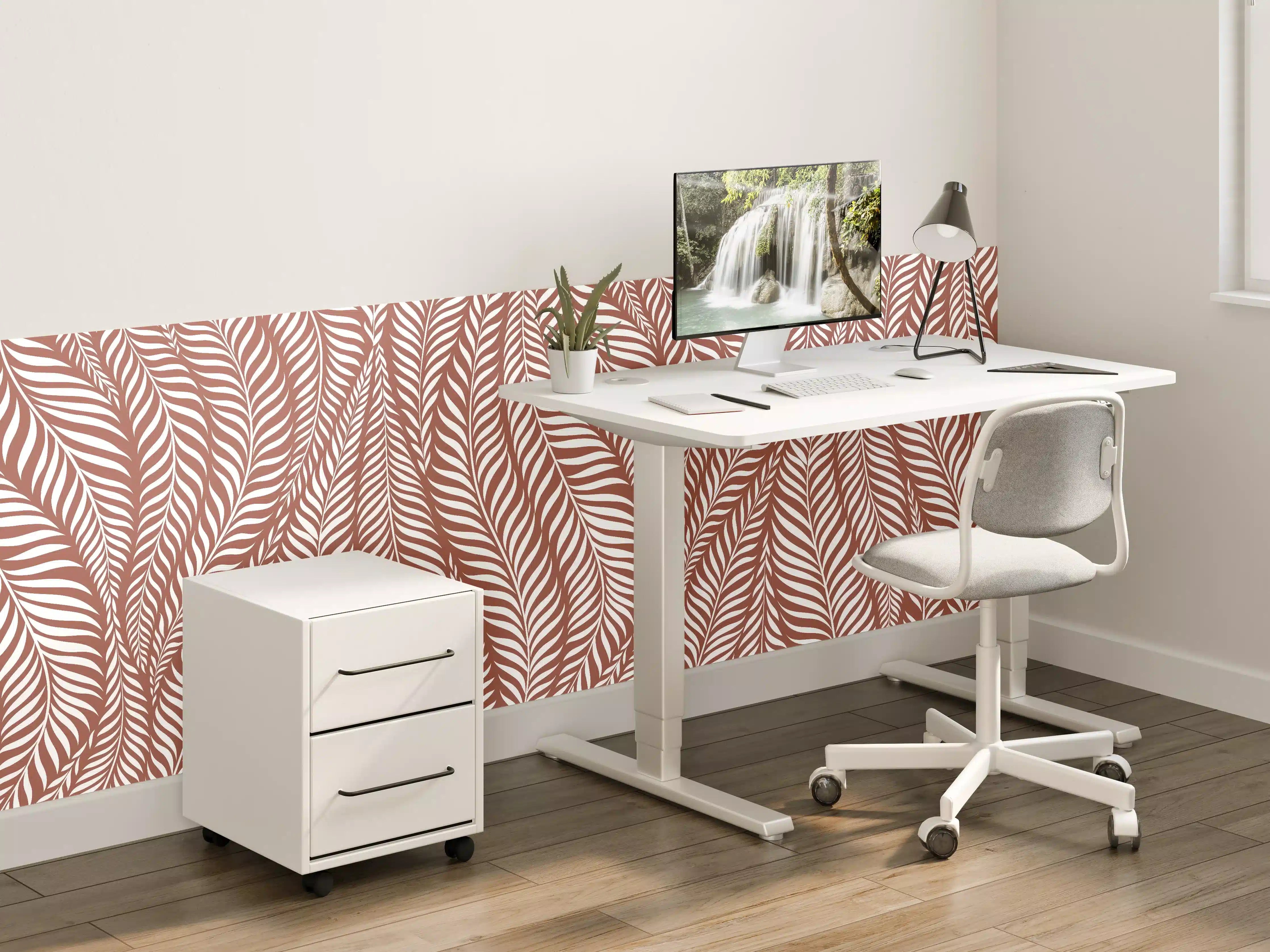 Kinderzimmer Wandgestaltung - Rustikale Rasenmuster