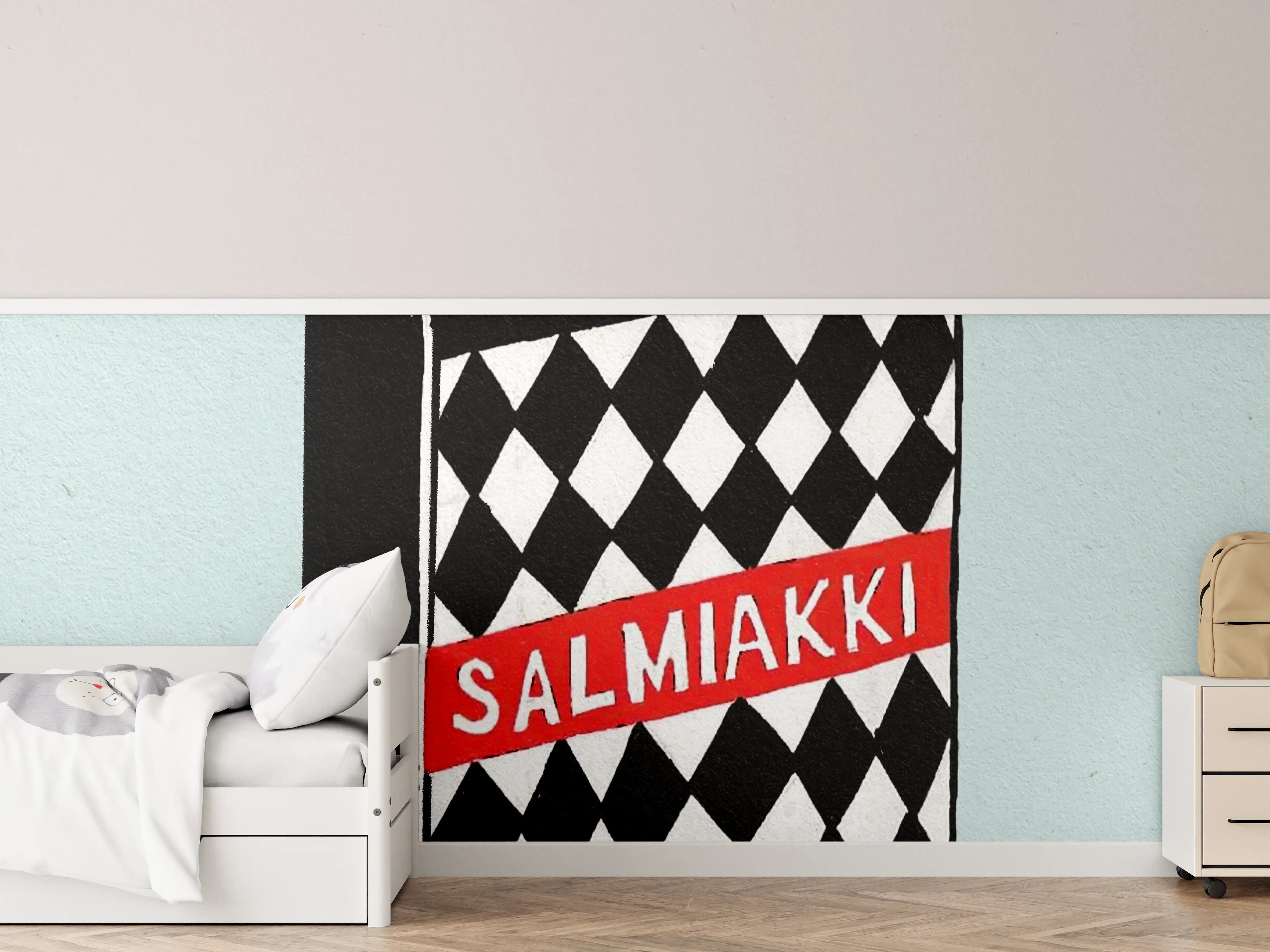 Kinderzimmer Wandgestaltung - Salmiakki Schachtel