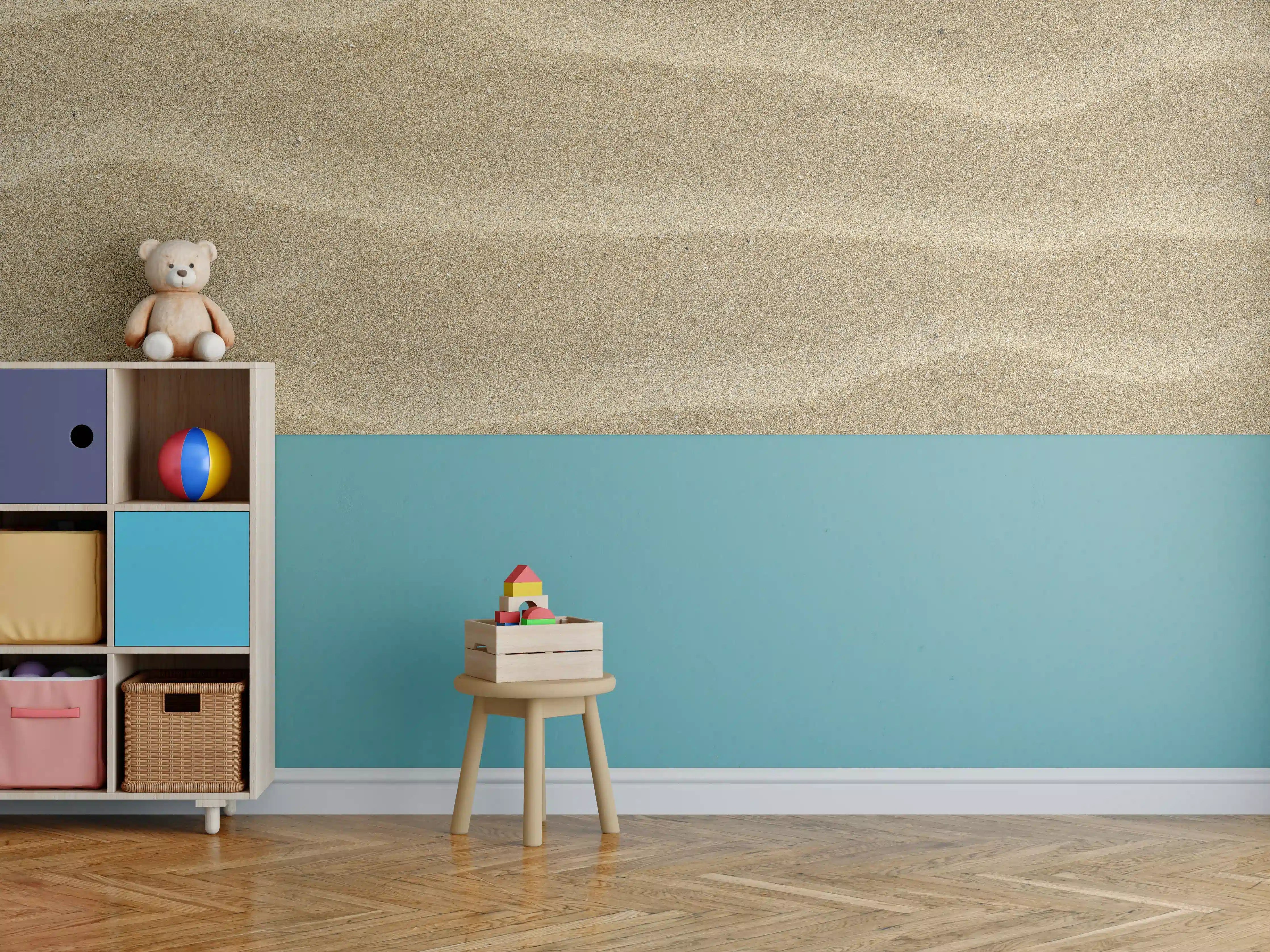 Kinderzimmer Wandgestaltung - Sandstrand